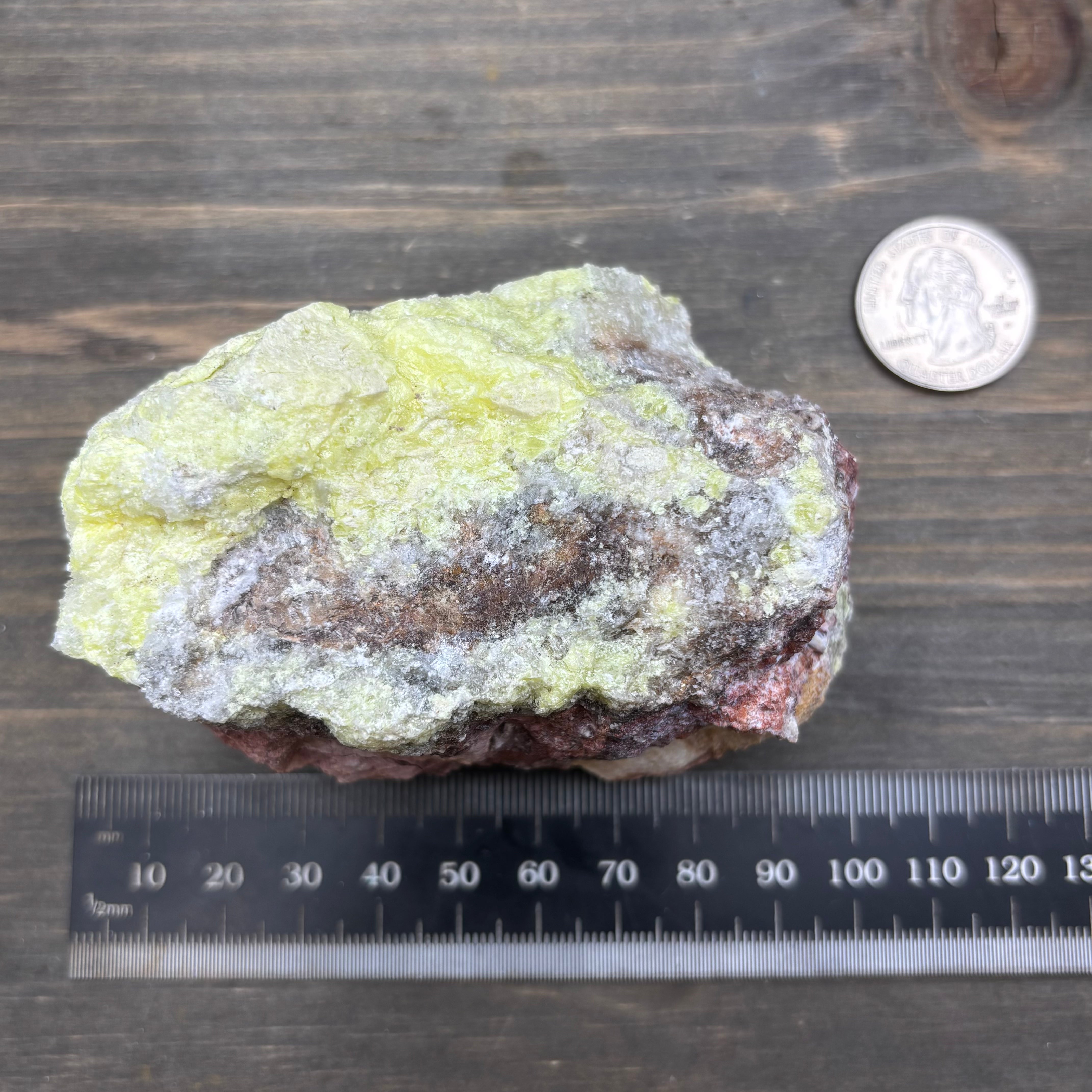 Sulfur on Quartz - 020