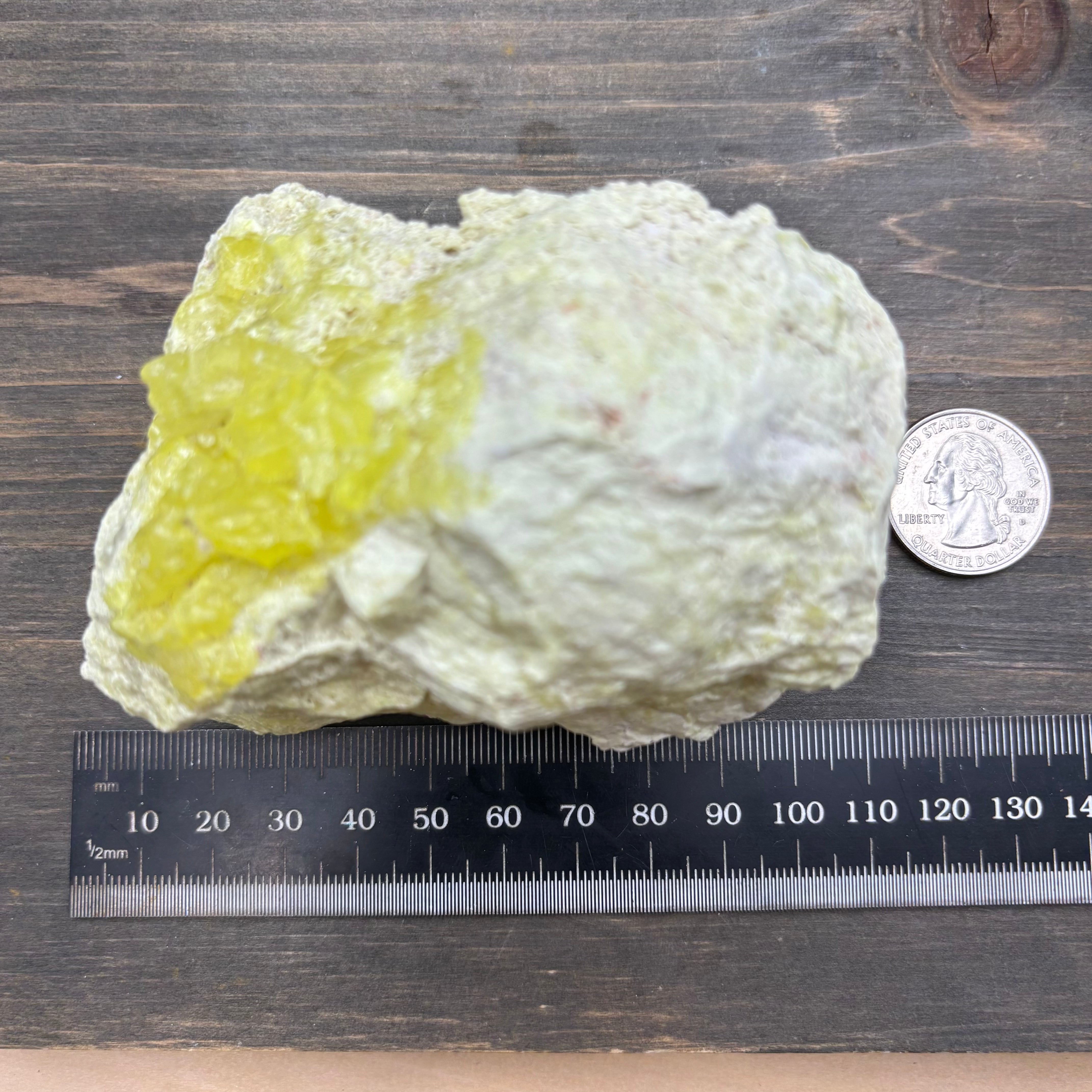Sulfur on Quartz - 024