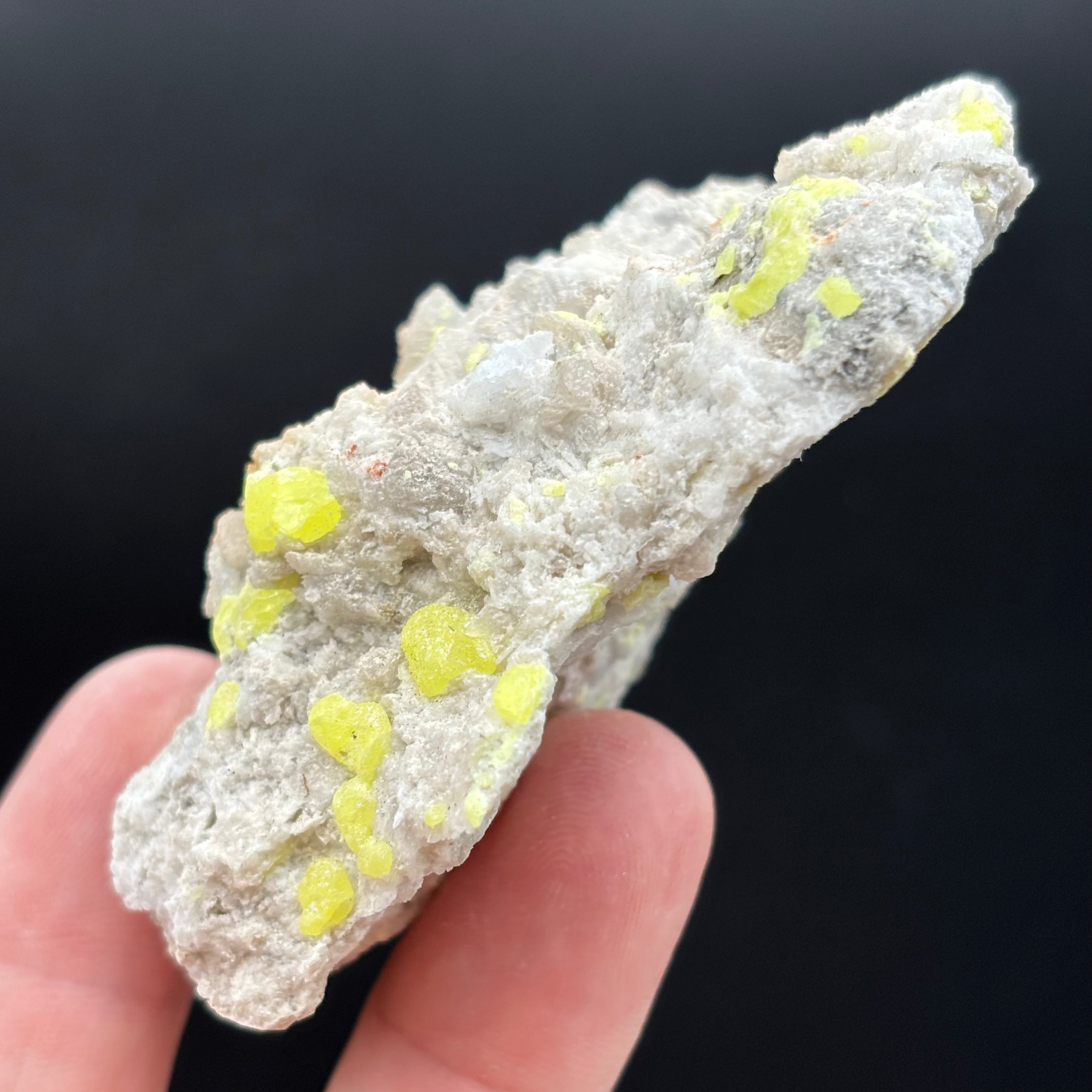 Sulfur on Quartz - 029