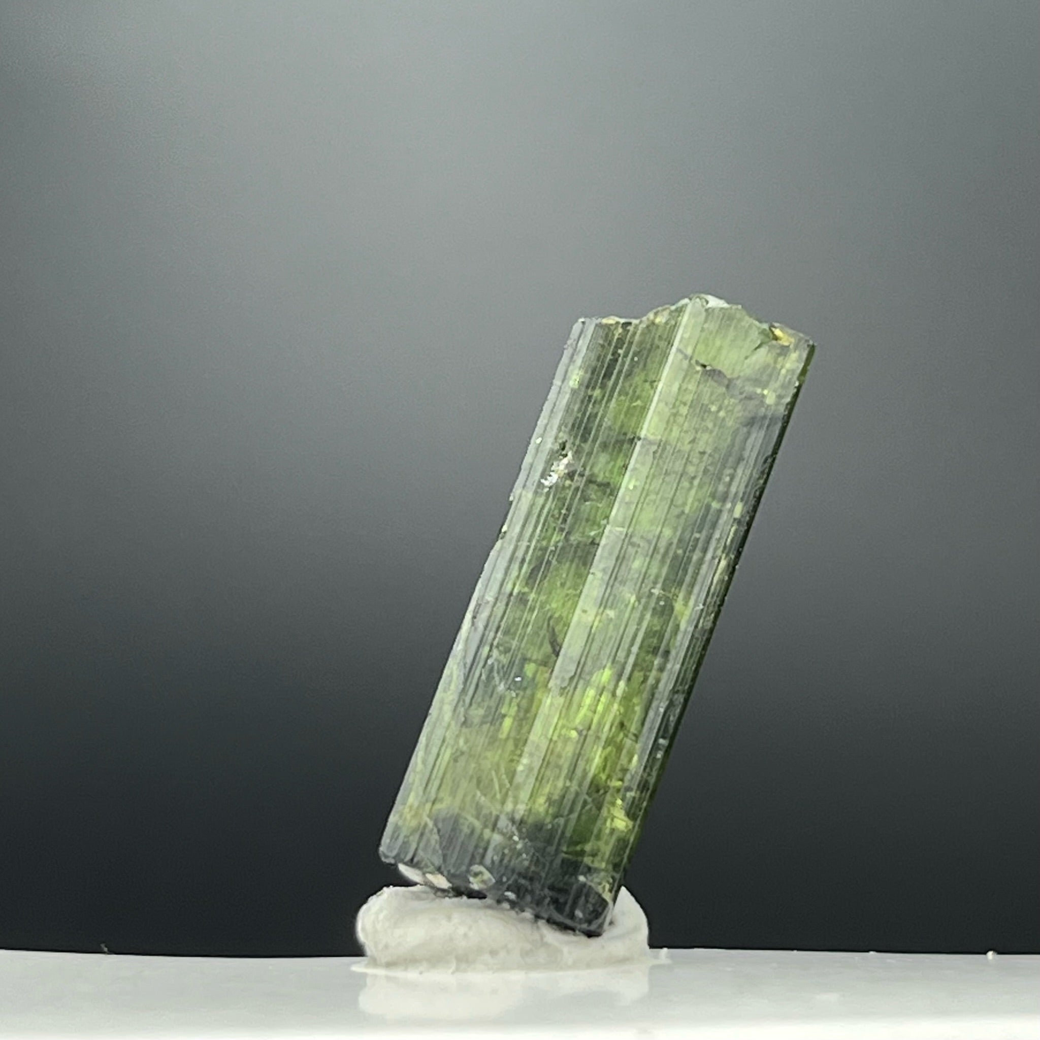 Green Tourmaline with Feldspar -037