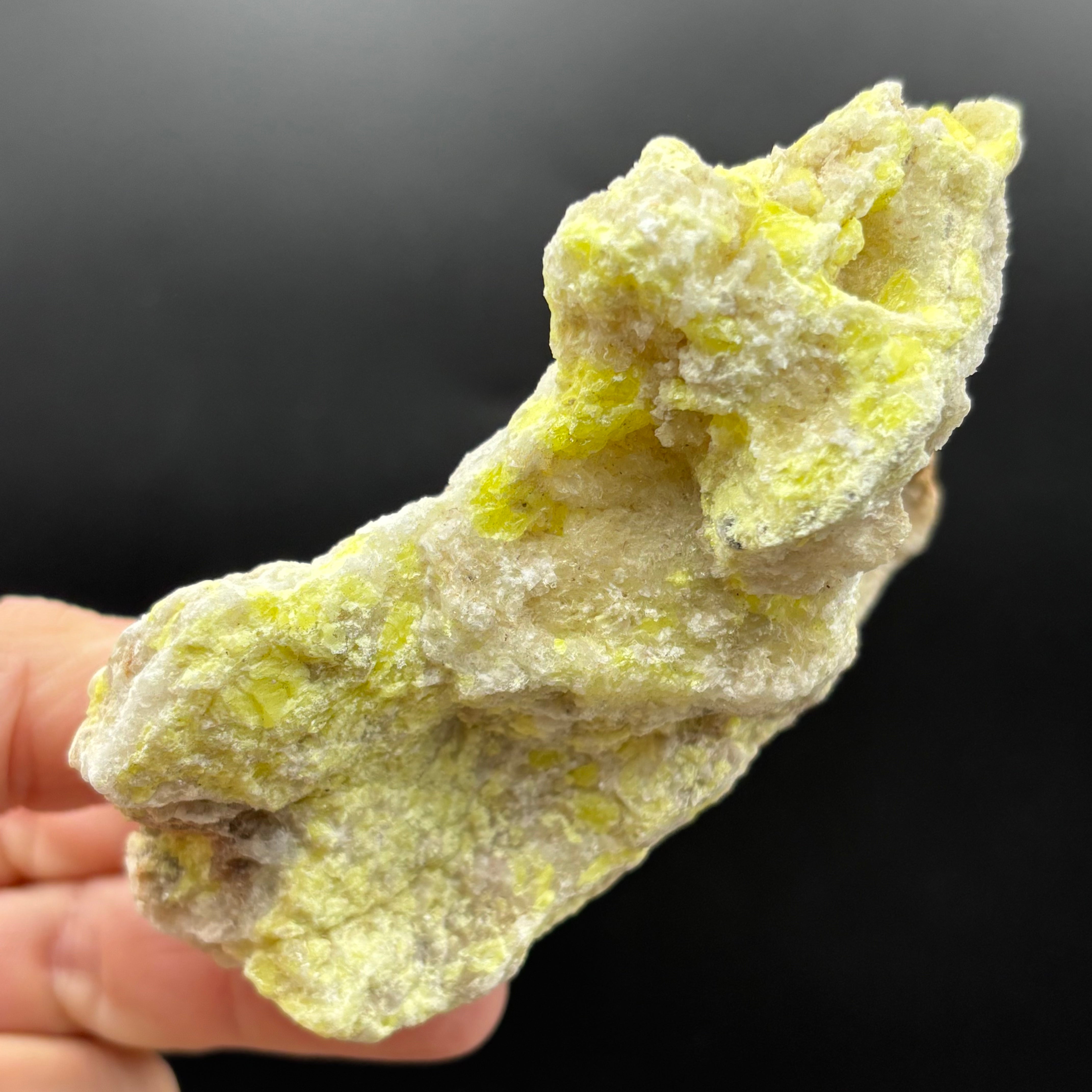 Sulfur on Quartz - 051