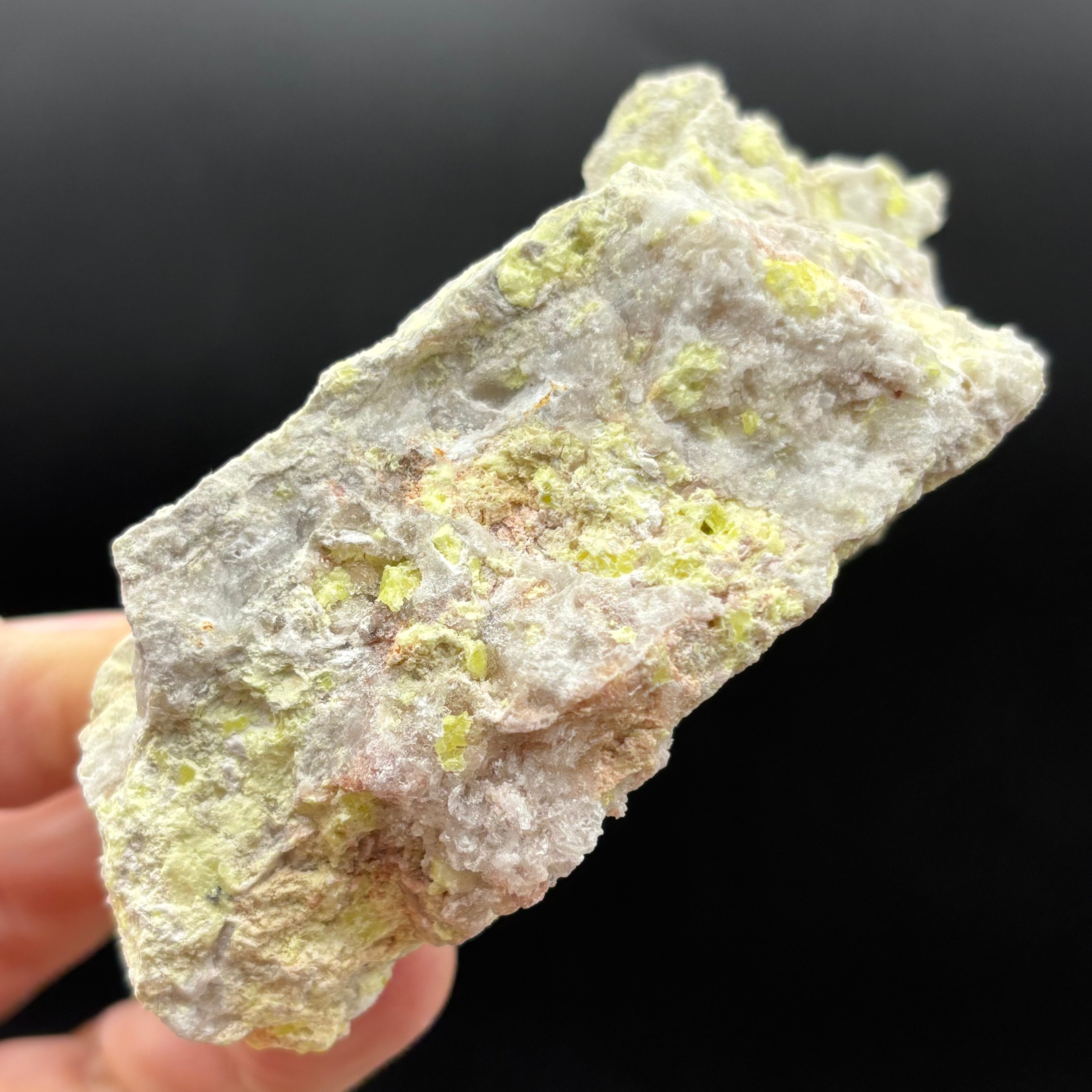 Sulfur on Quartz - 056