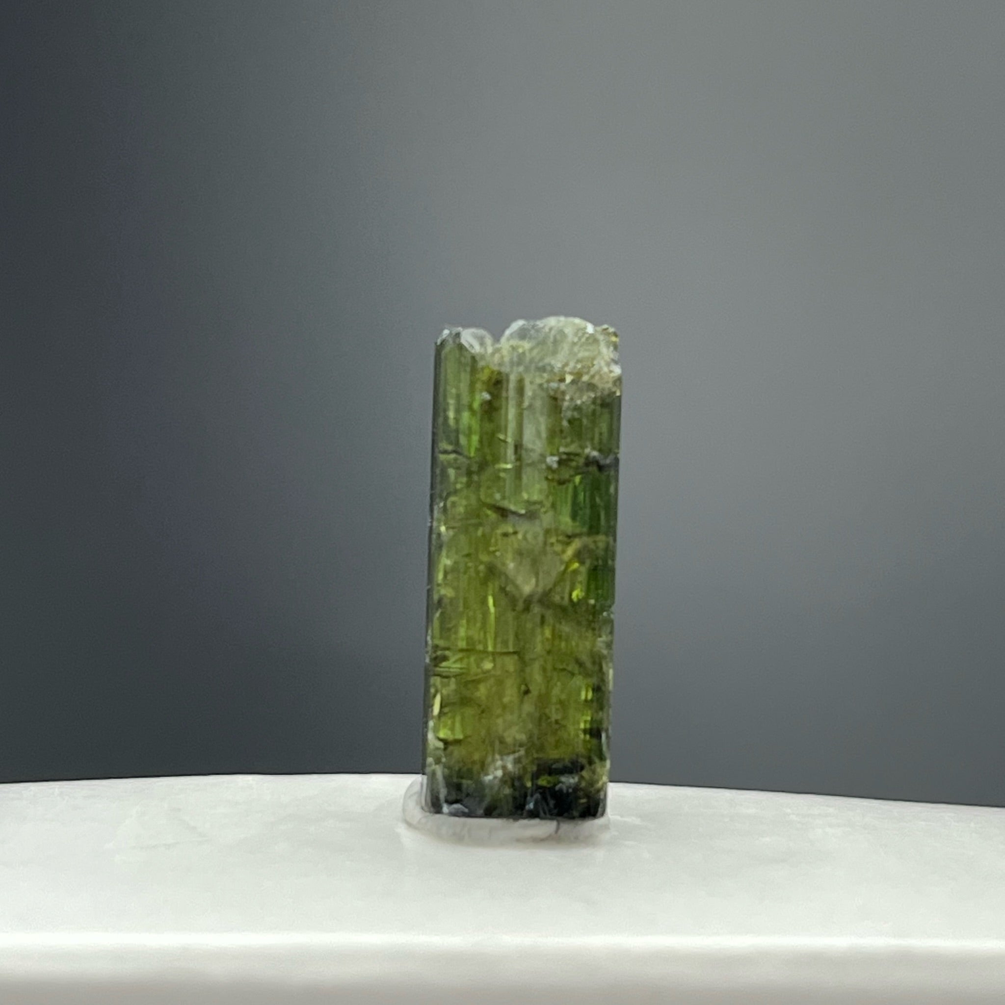 Green Tourmaline with Feldspar -051