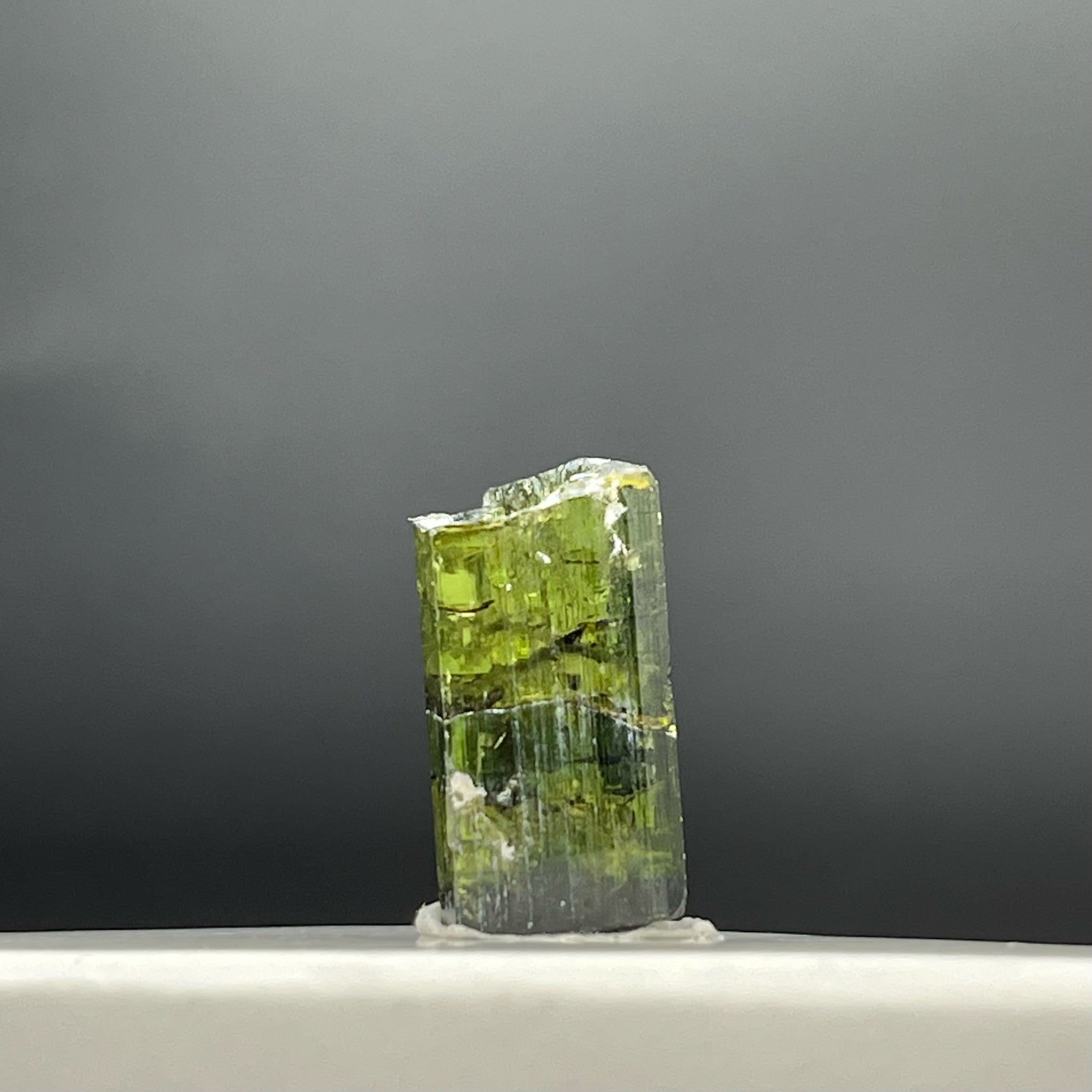 Green Tourmaline with Feldspar -052