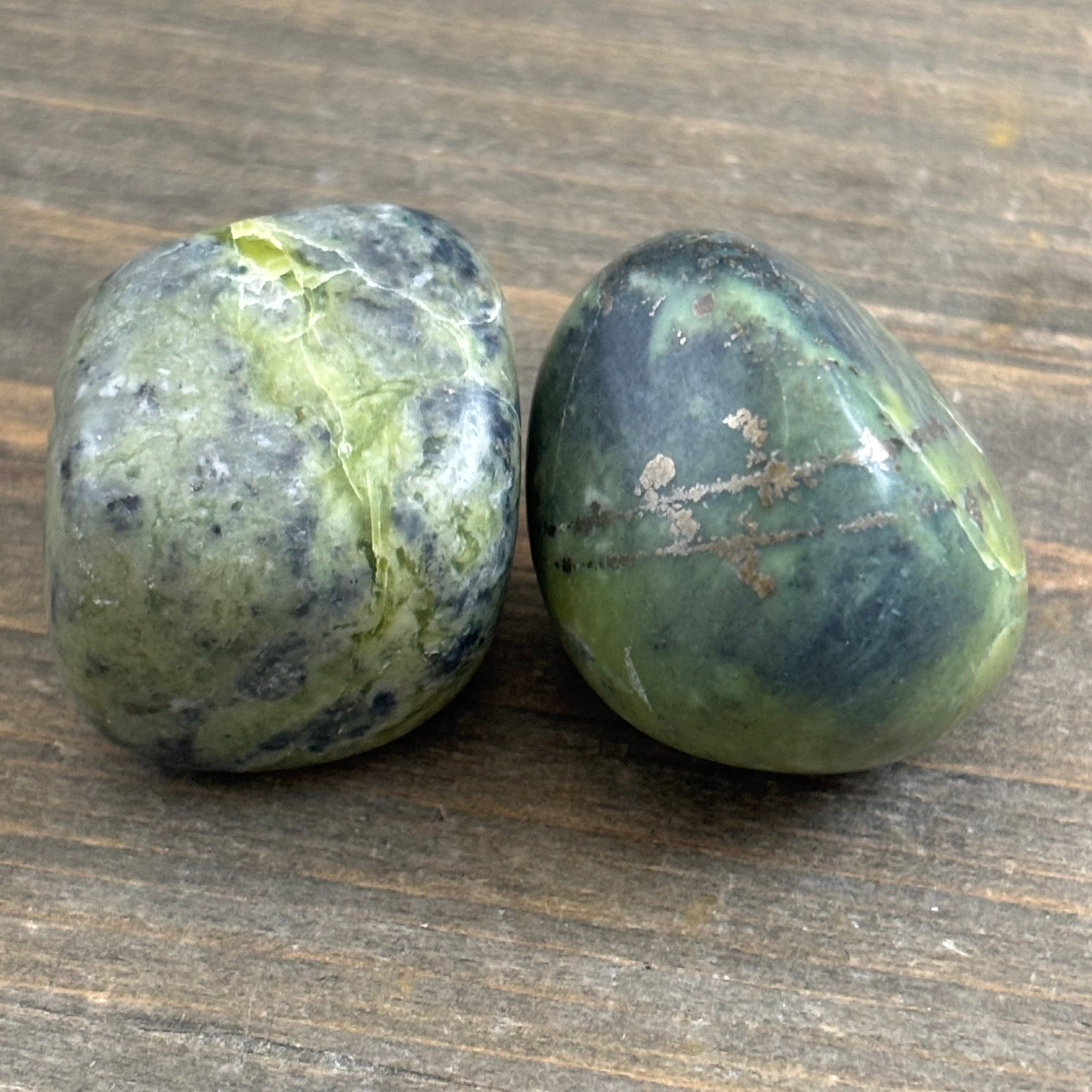 Serpentine Pair, Polished