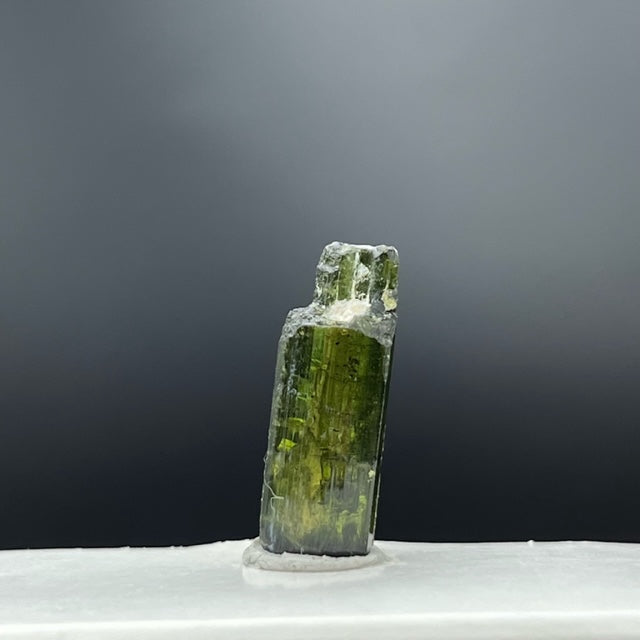 Green Tourmaline with Feldspar -061