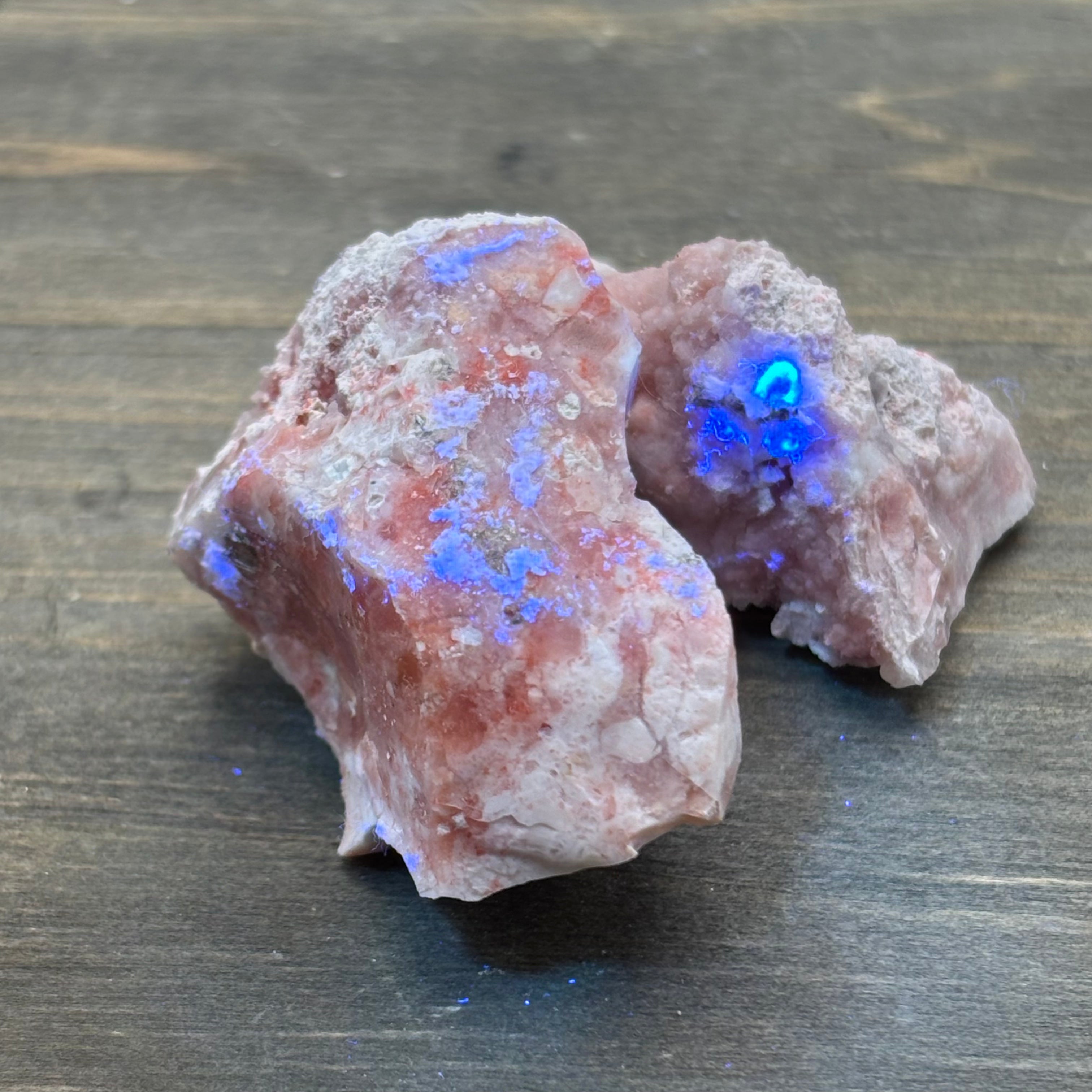 Cinnabar in Opal Point Pair