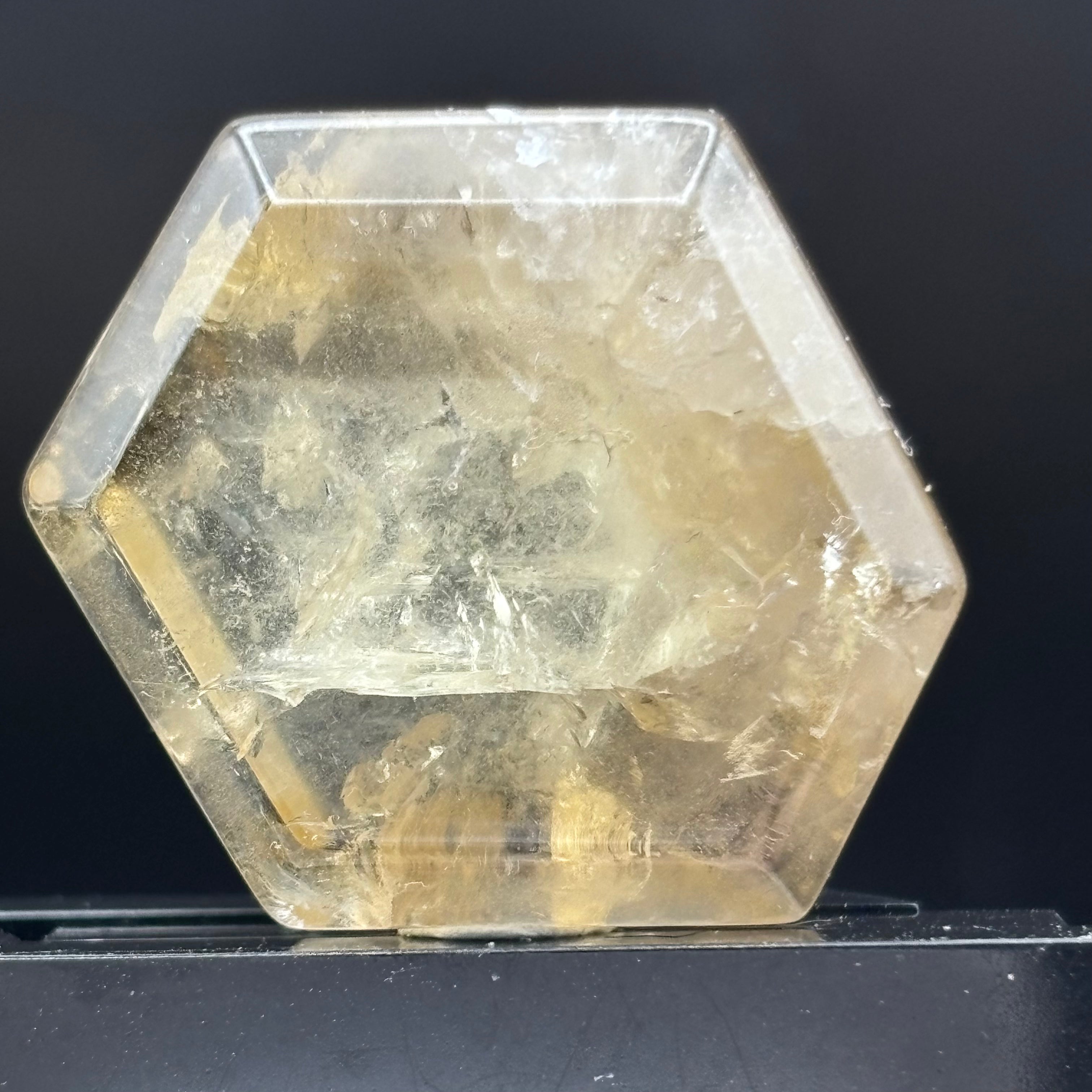 Citrine Crystal Cross-Section - 125