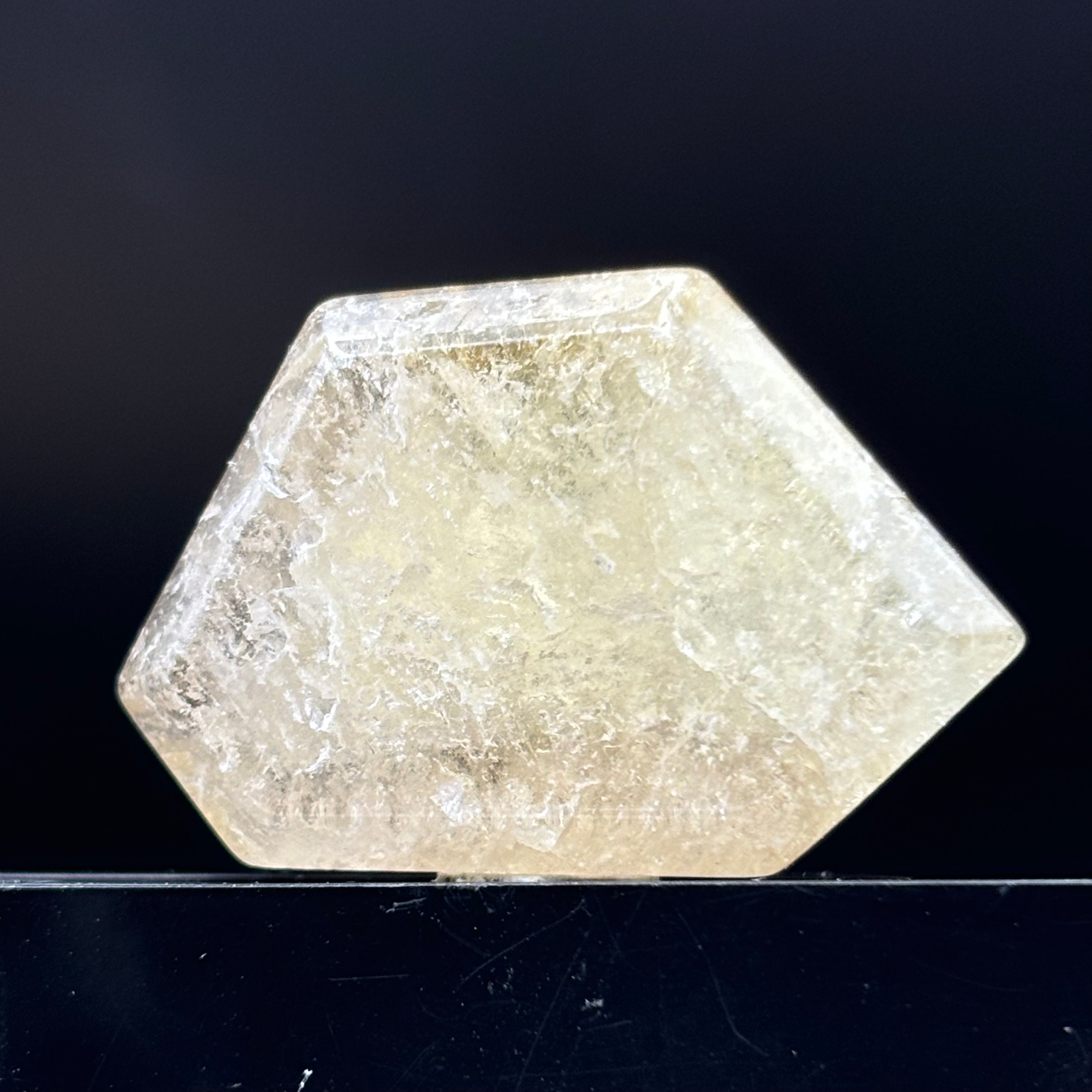 Citrine Crystal Cross-Section - 134
