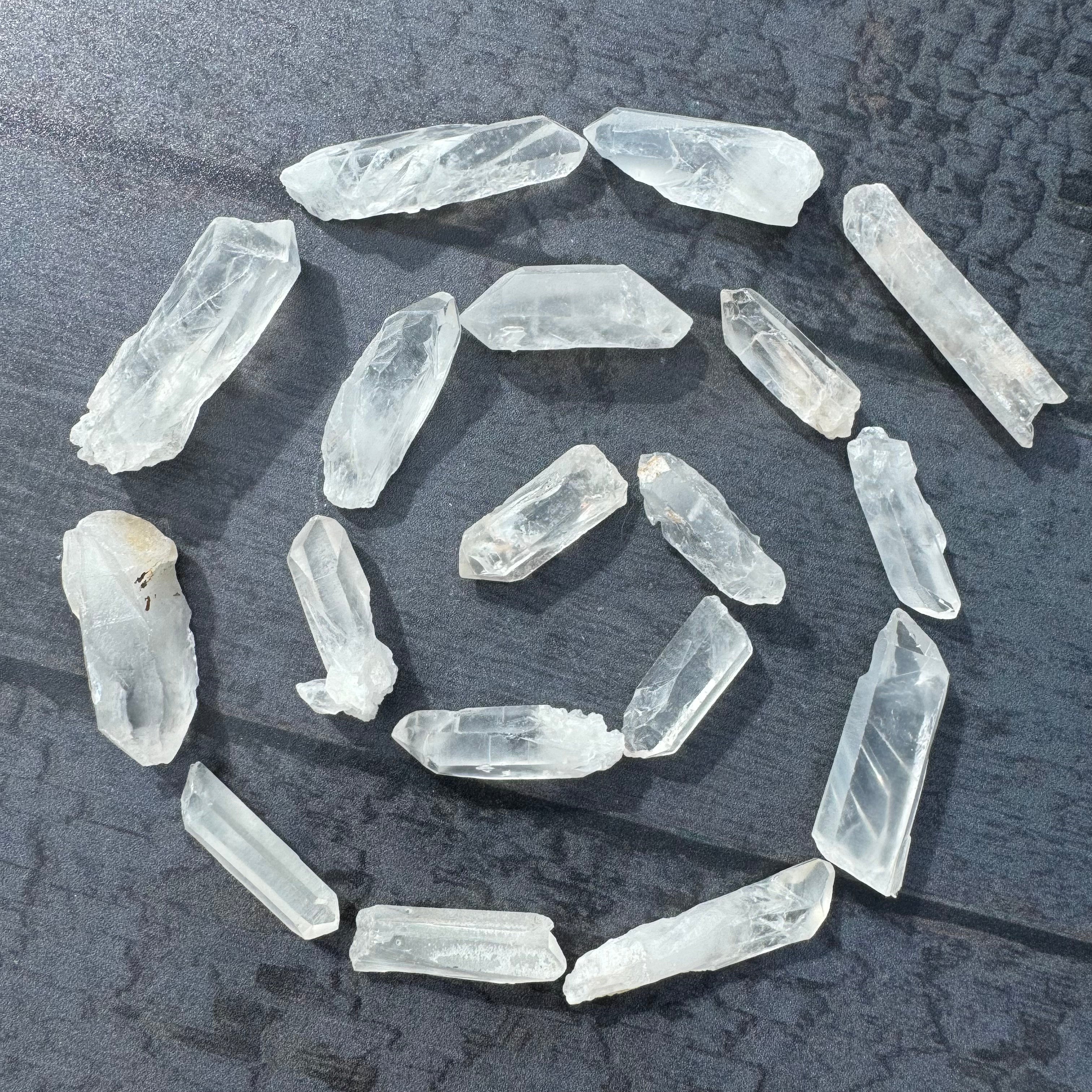 Quartz Crystal Points, Kit of 18 or 36