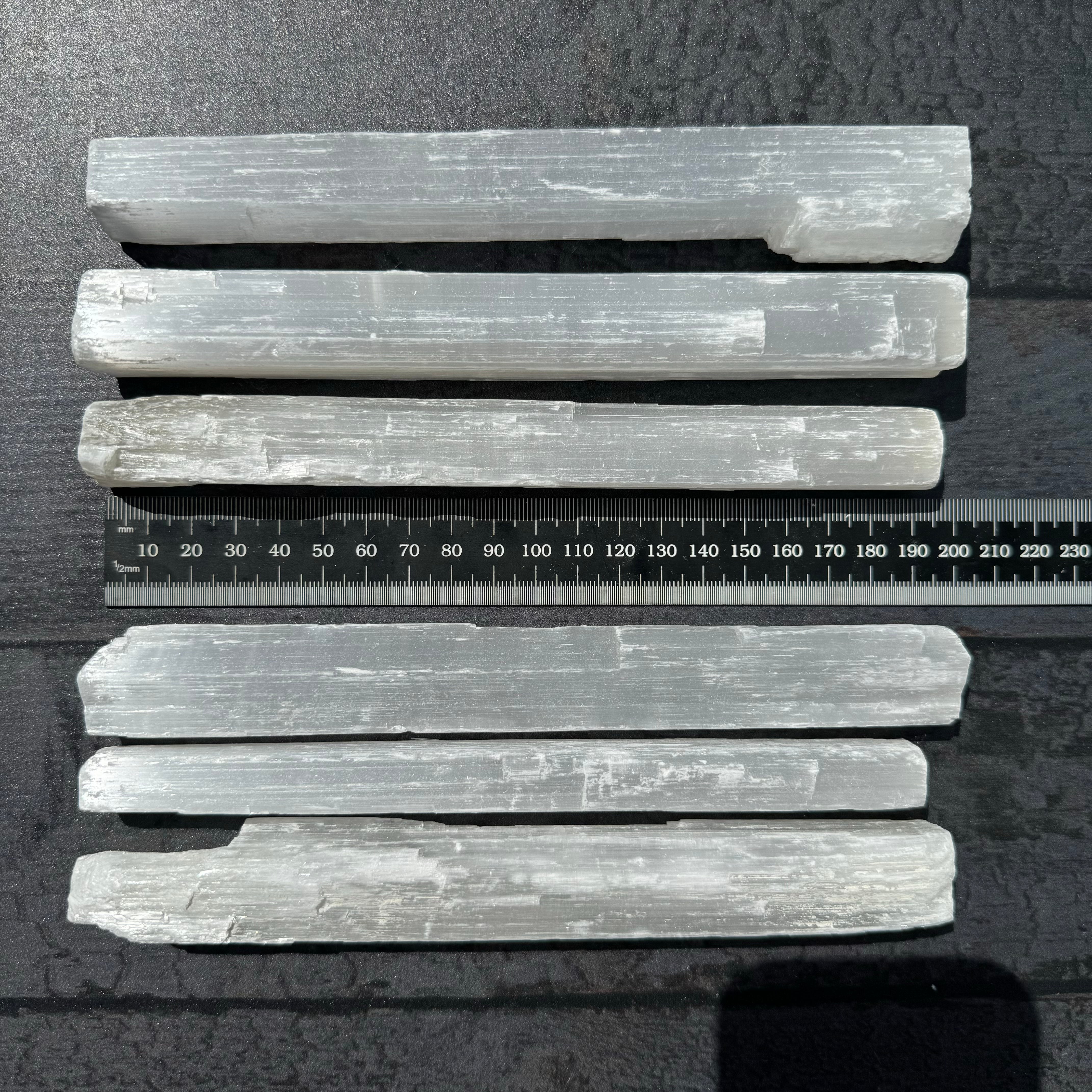 Selenite Bar, Kit of 3 (20cm)
