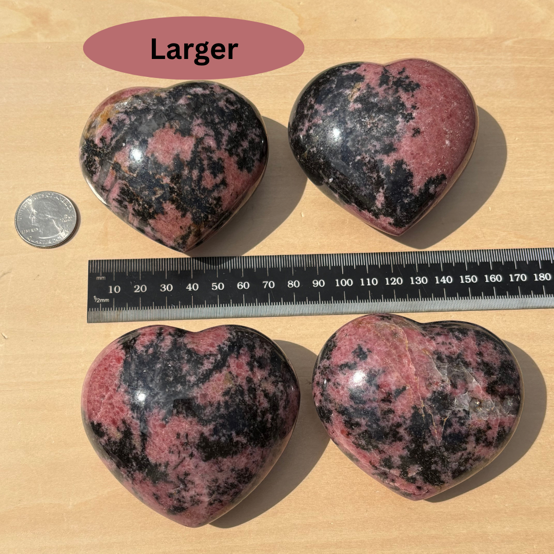 Rhodonite Heart