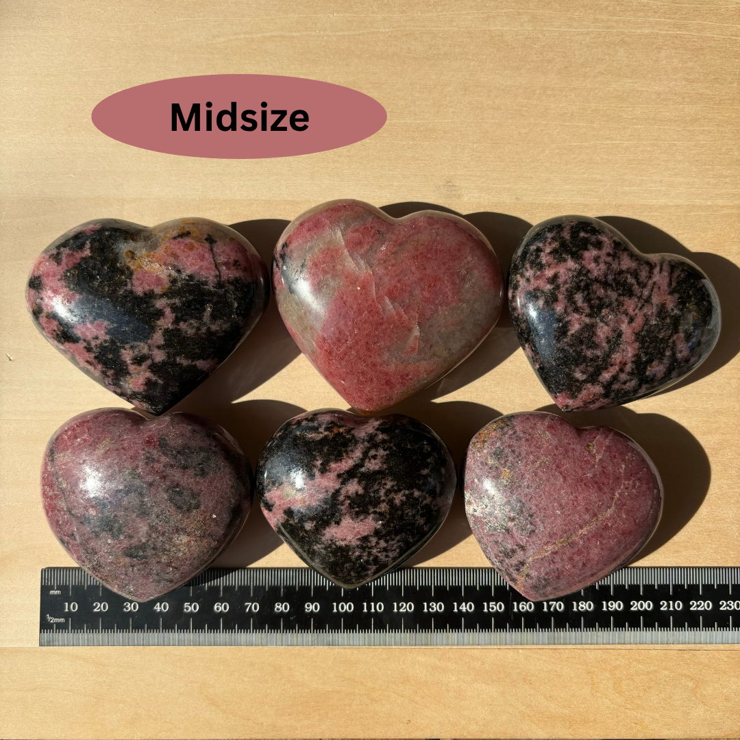 Rhodonite Heart