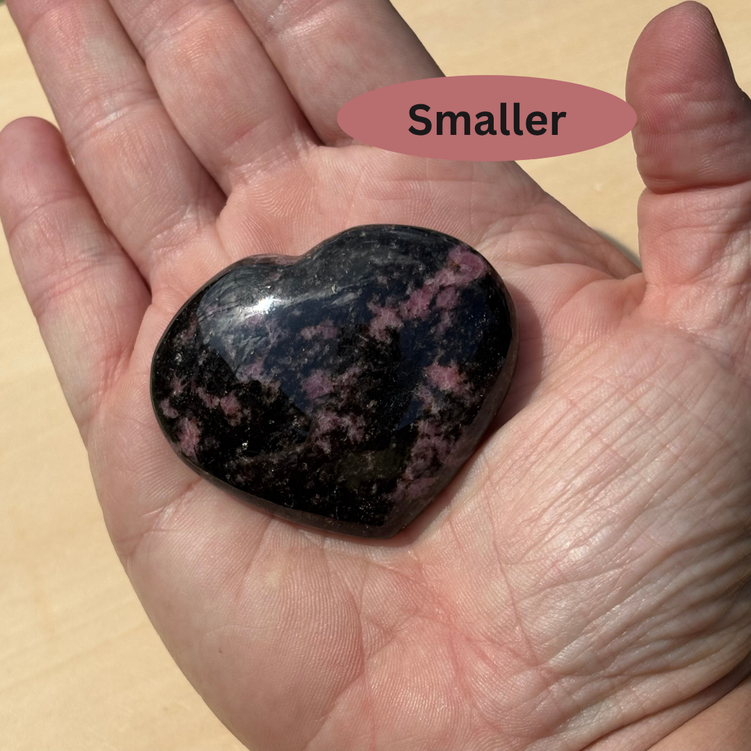Rhodonite Heart