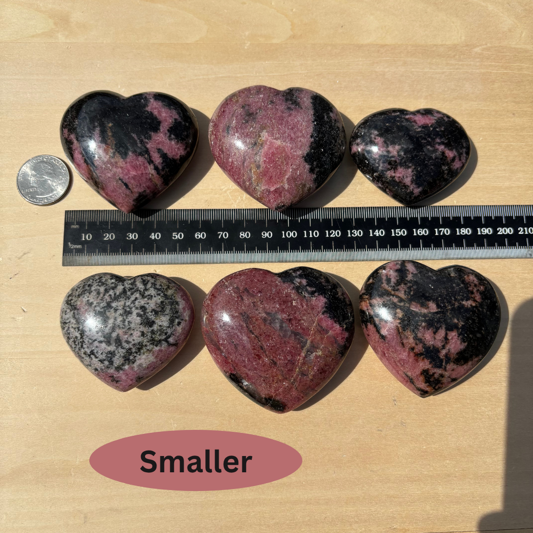 Rhodonite Heart