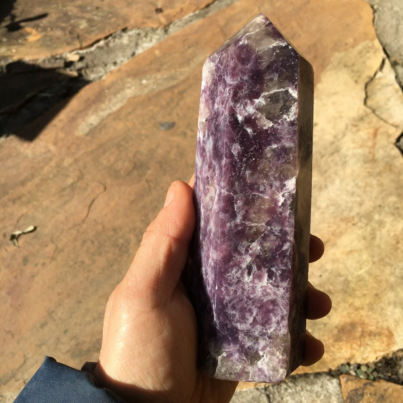 Lepidolite Tower - 031