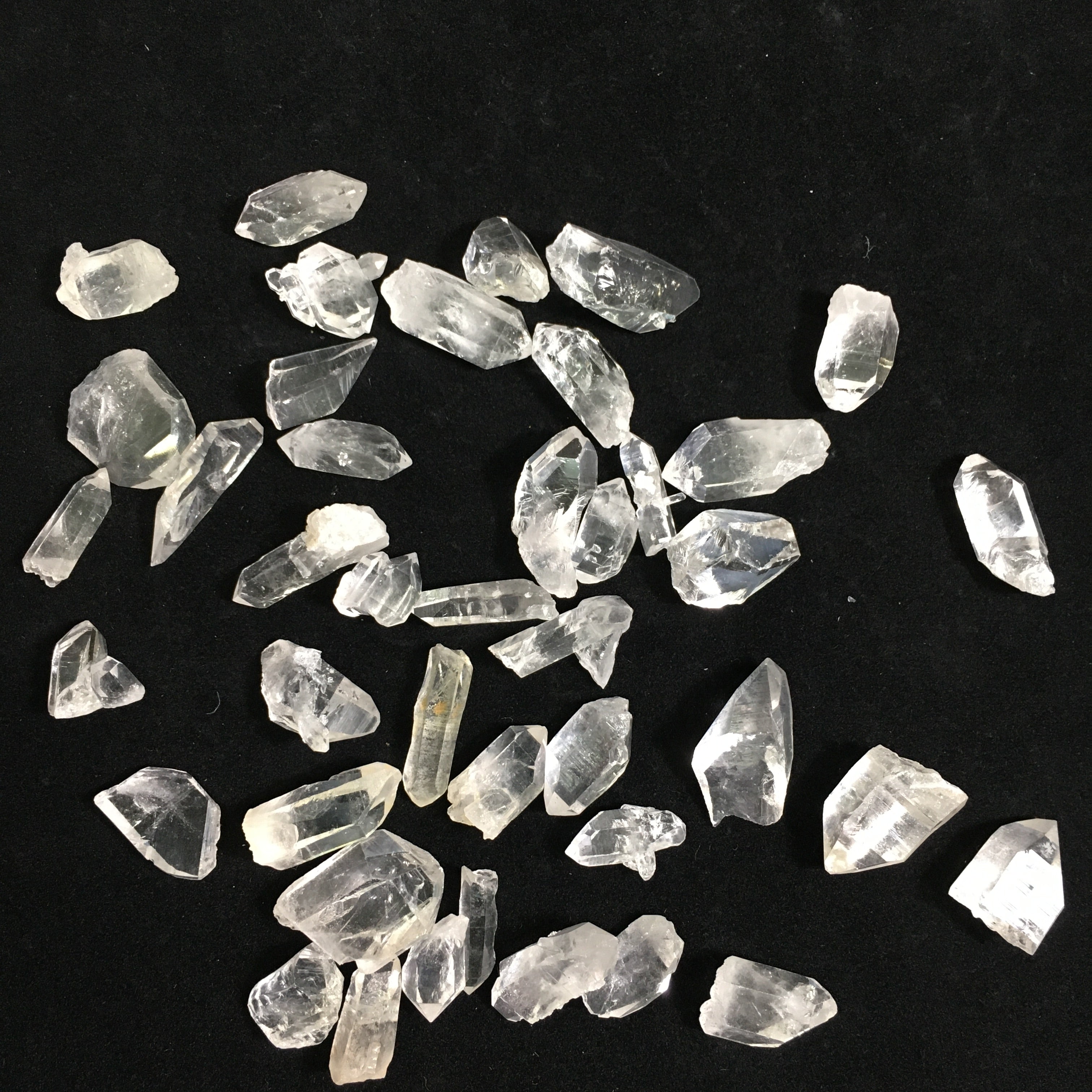 Quartz Crystal Points, Arkansas, 75 grams (extra small)