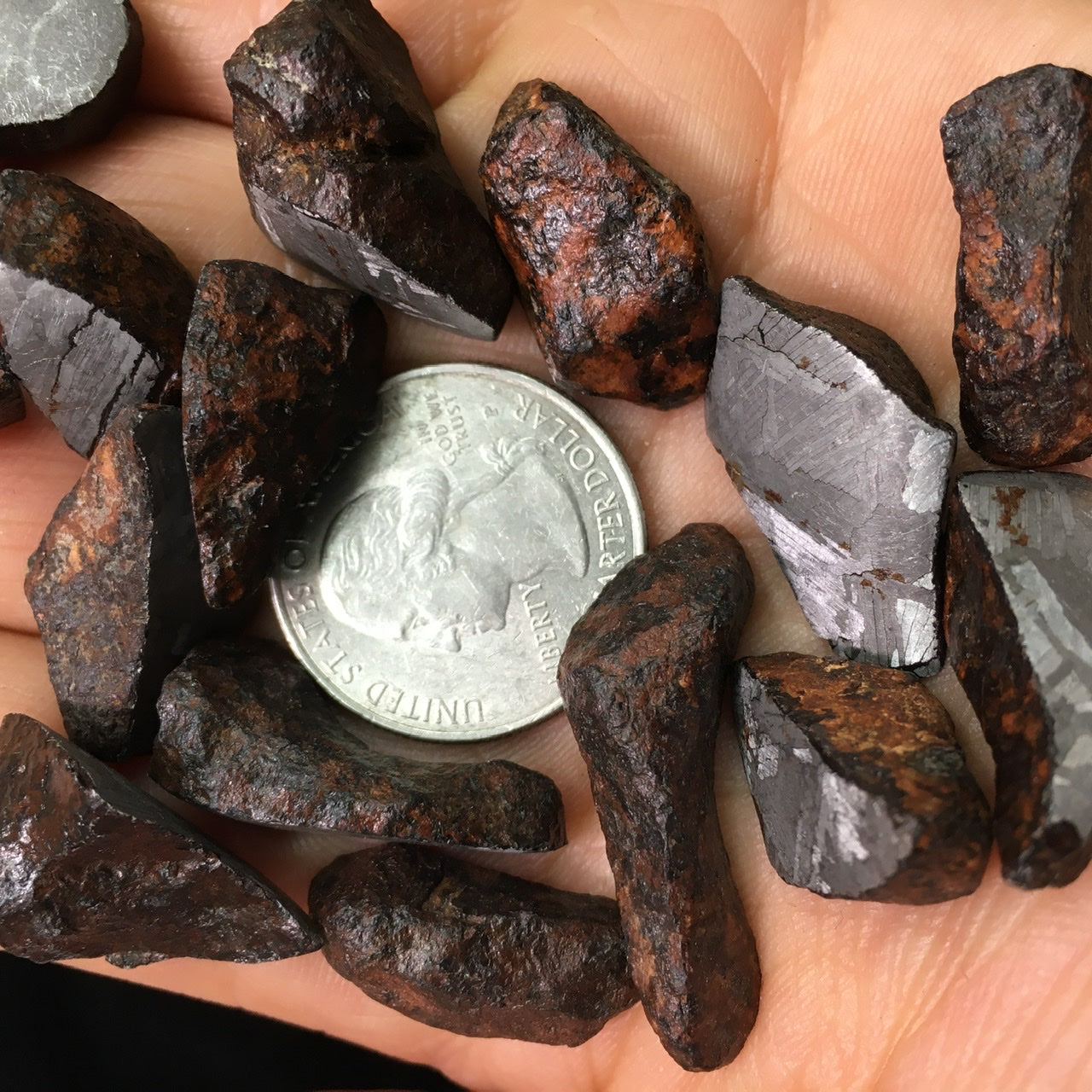 Meteorite, Half-Polished