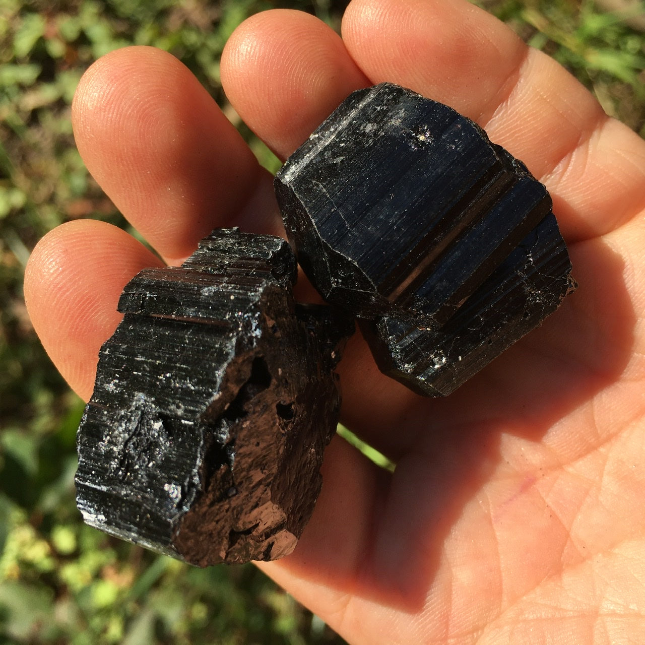 Black Tourmaline Pair from Madagascar