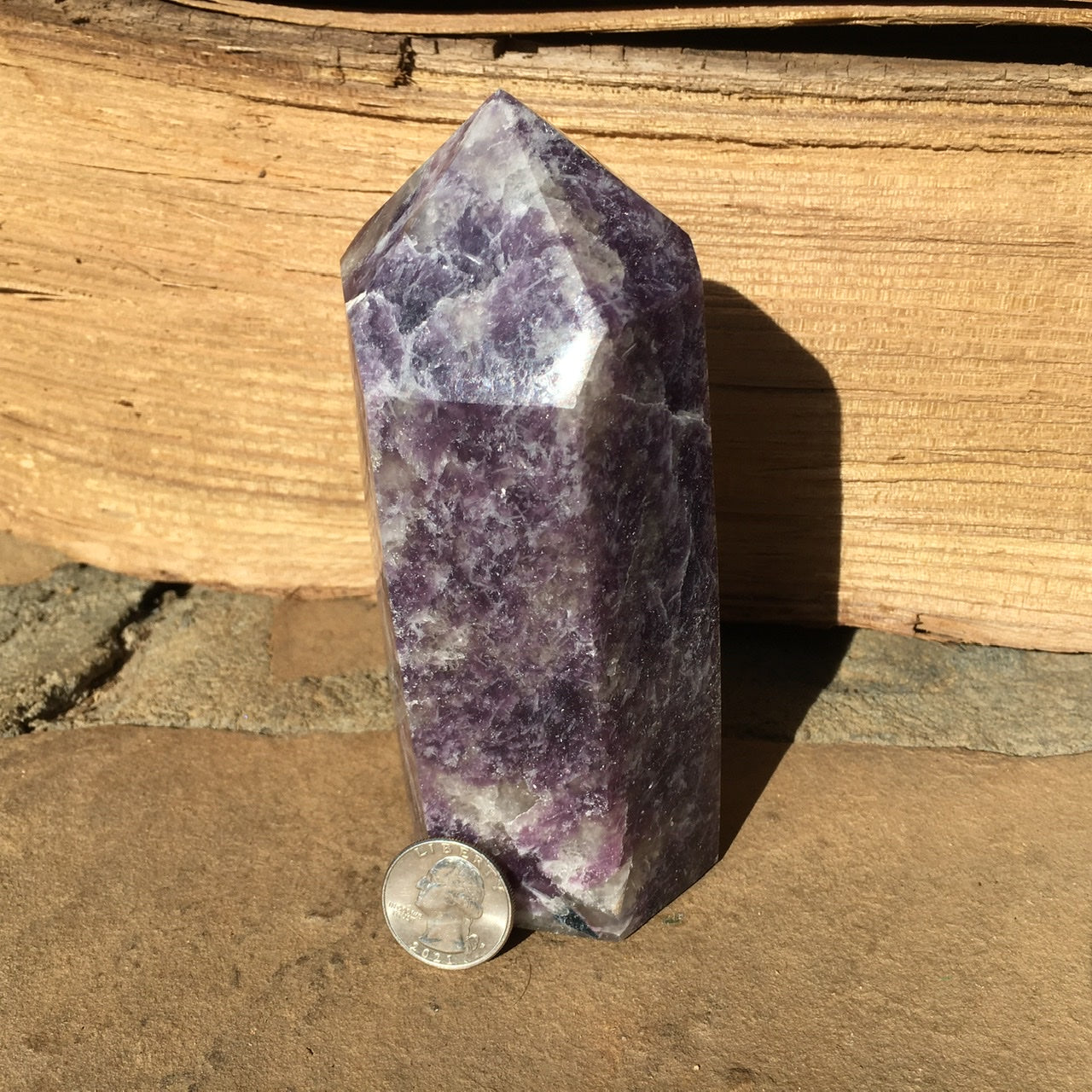 Lepidolite Tower - 035