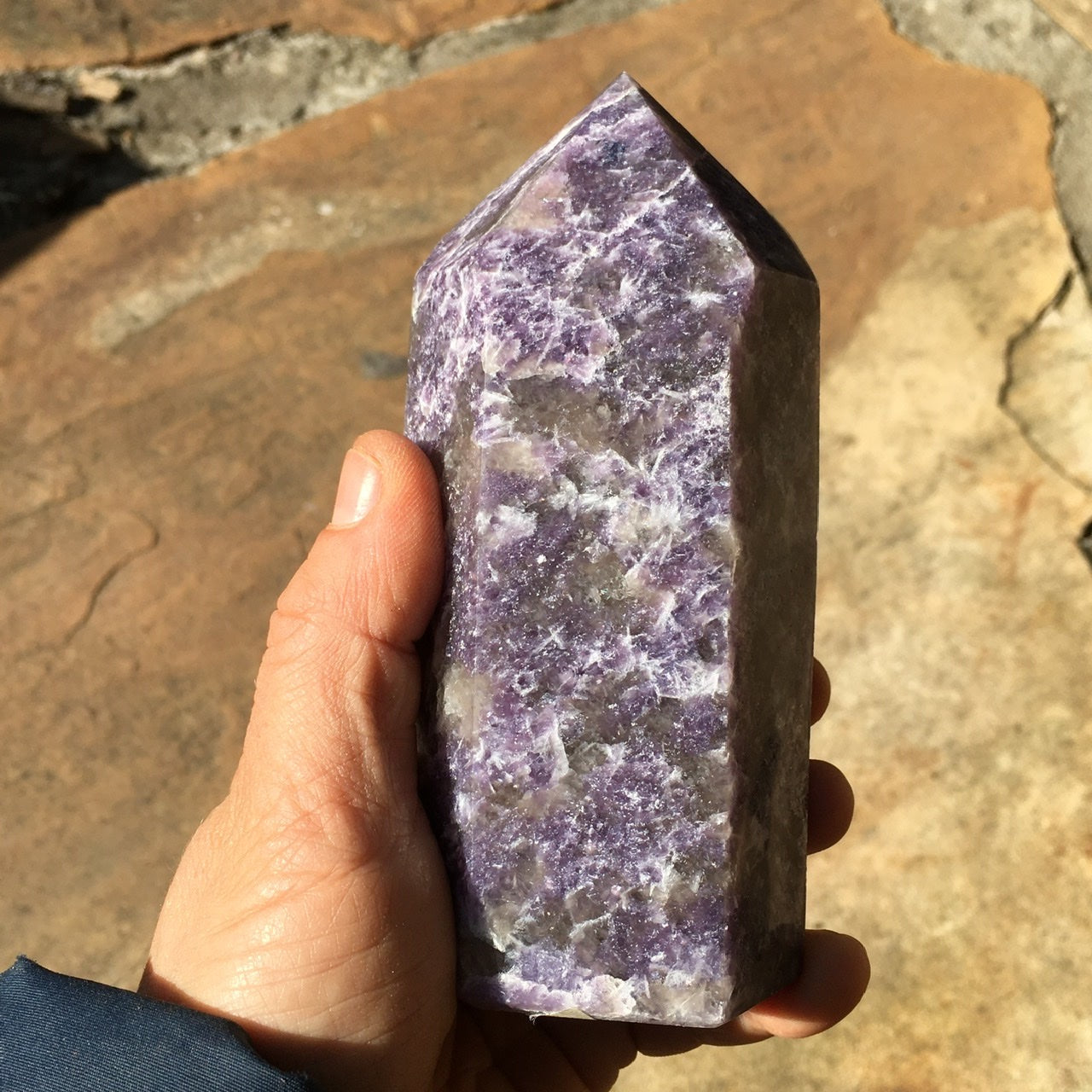 Lepidolite Tower - 029