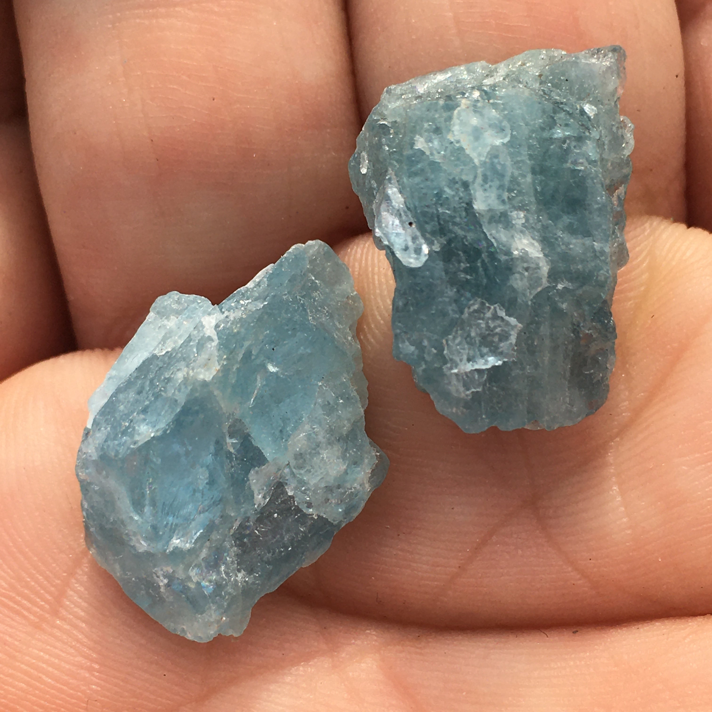 Aquamarine Point Pair