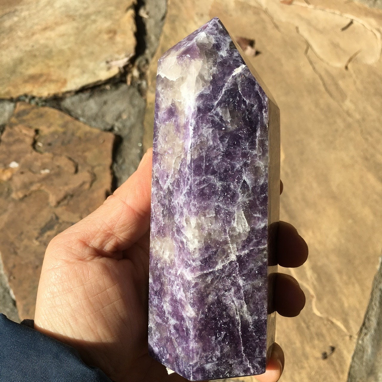 Lepidolite Tower - 035