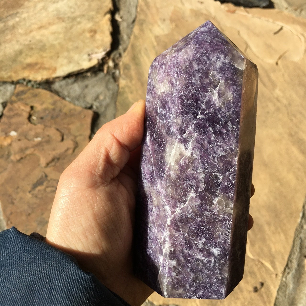 Lepidolite Tower - 035