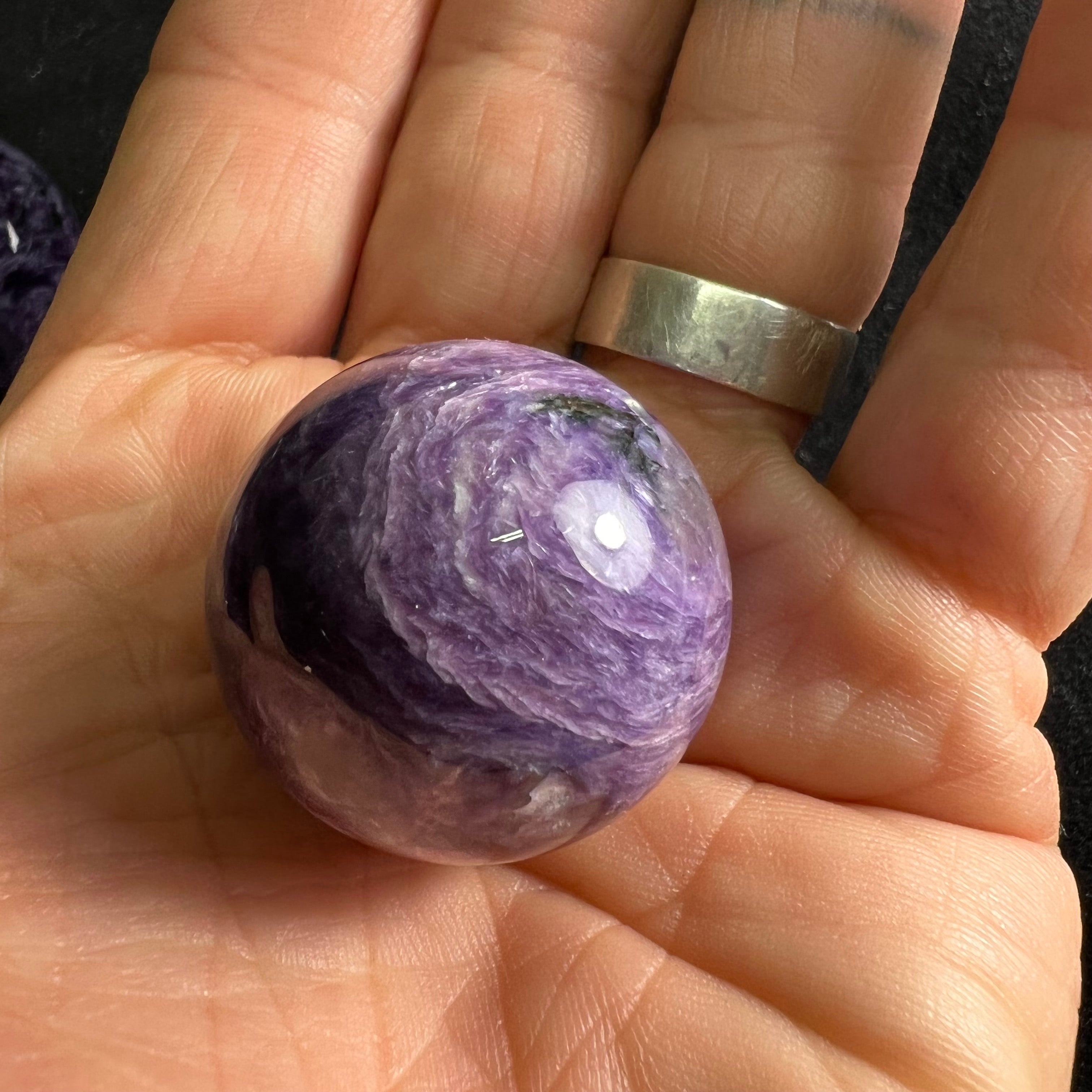 Charoite Sphere