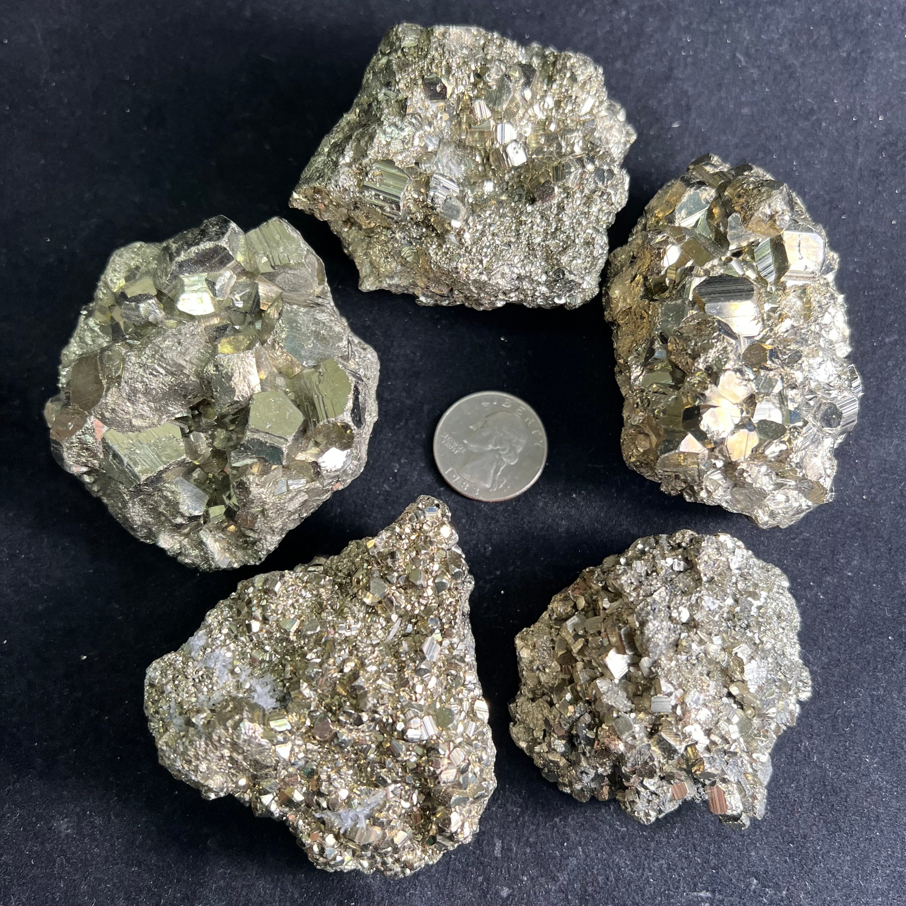 Pyrite, Crystalline