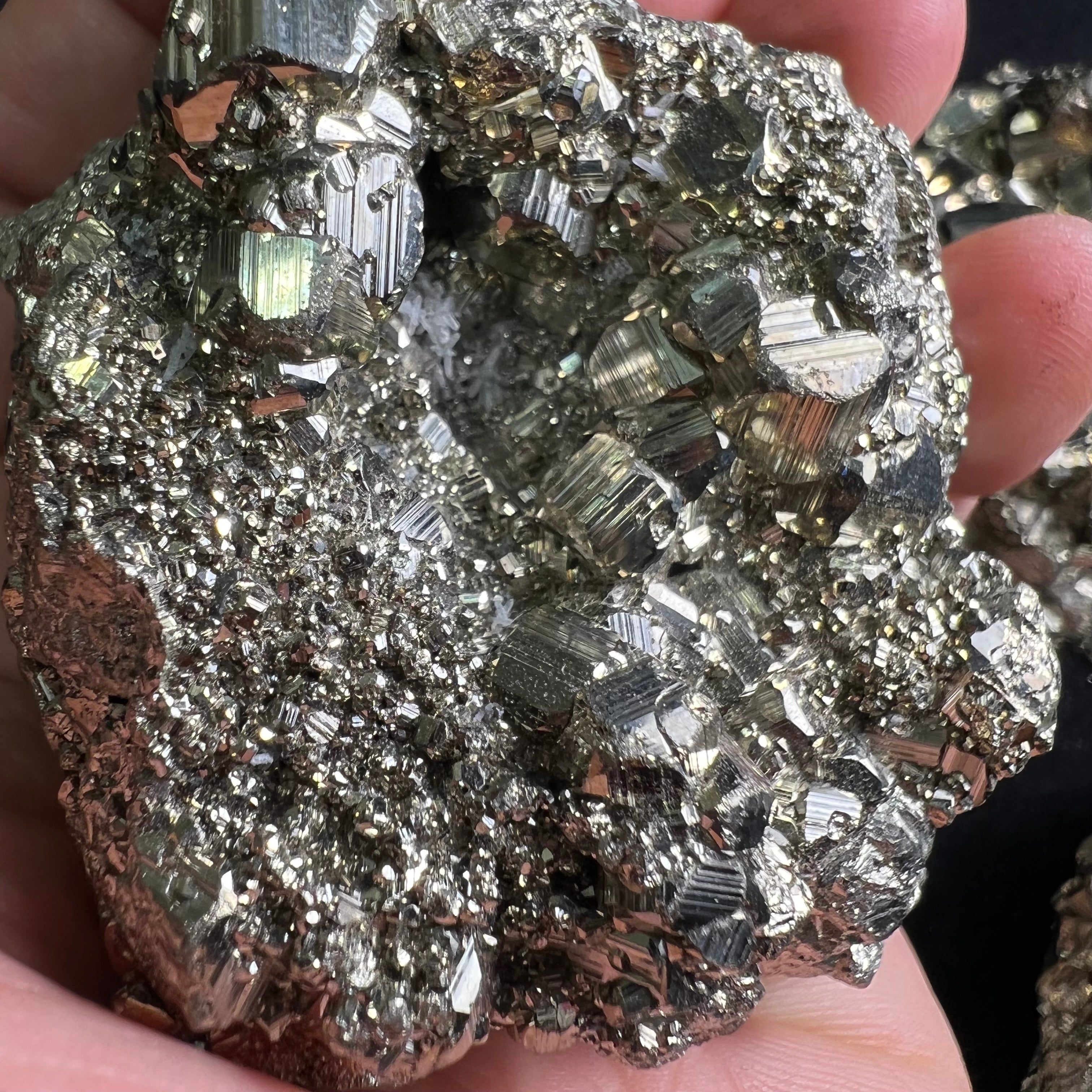 Pyrite, Crystalline