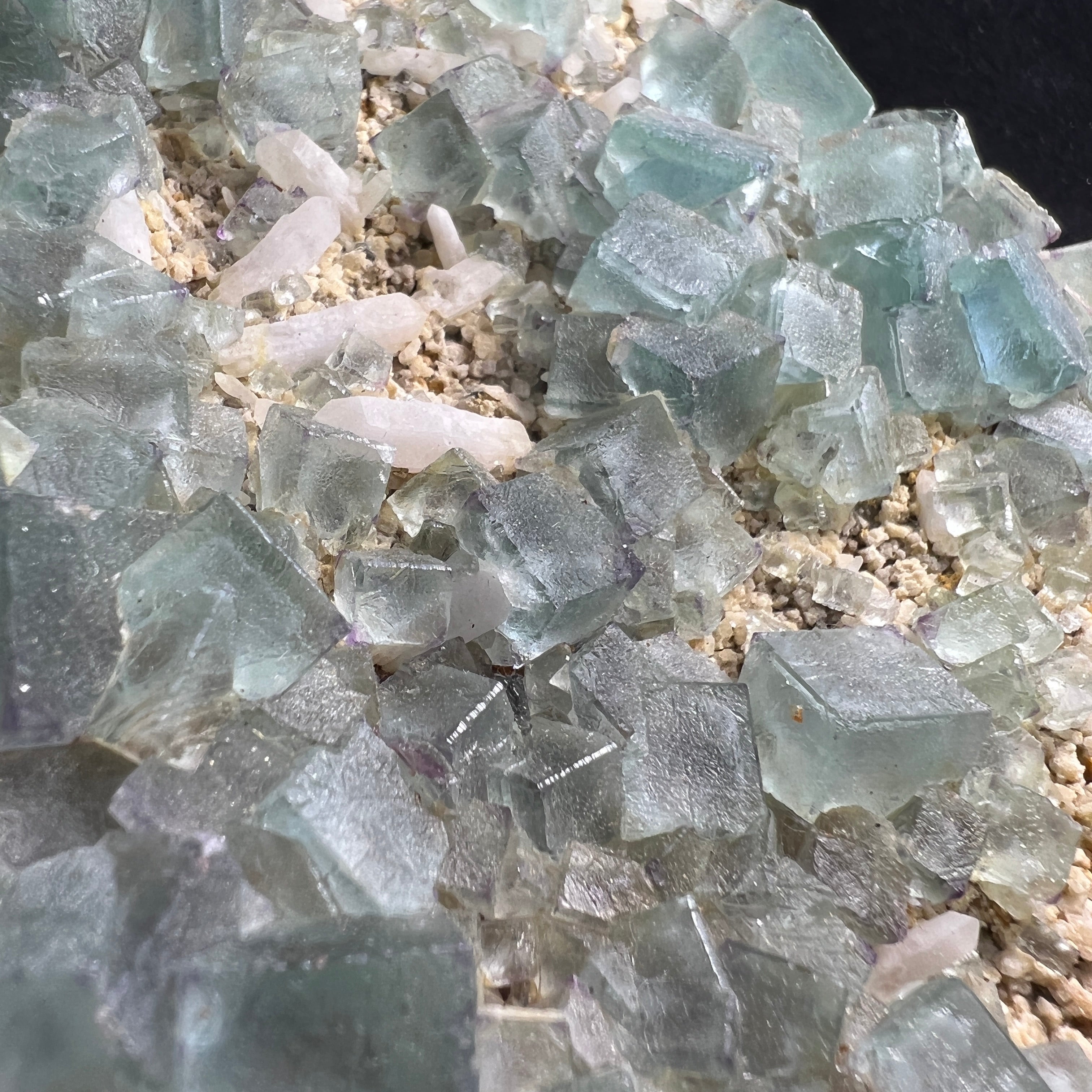 Fluorite with Milky Quartz Clusters - 102