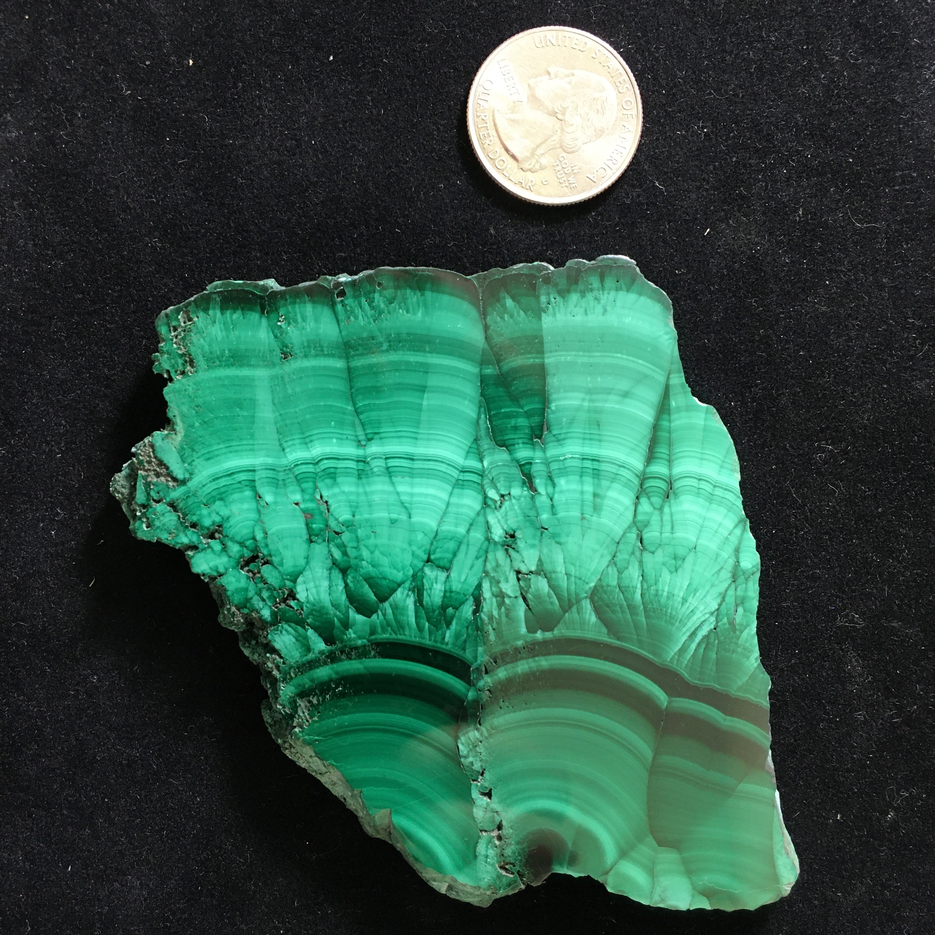 Malachite Polished Slab - 029