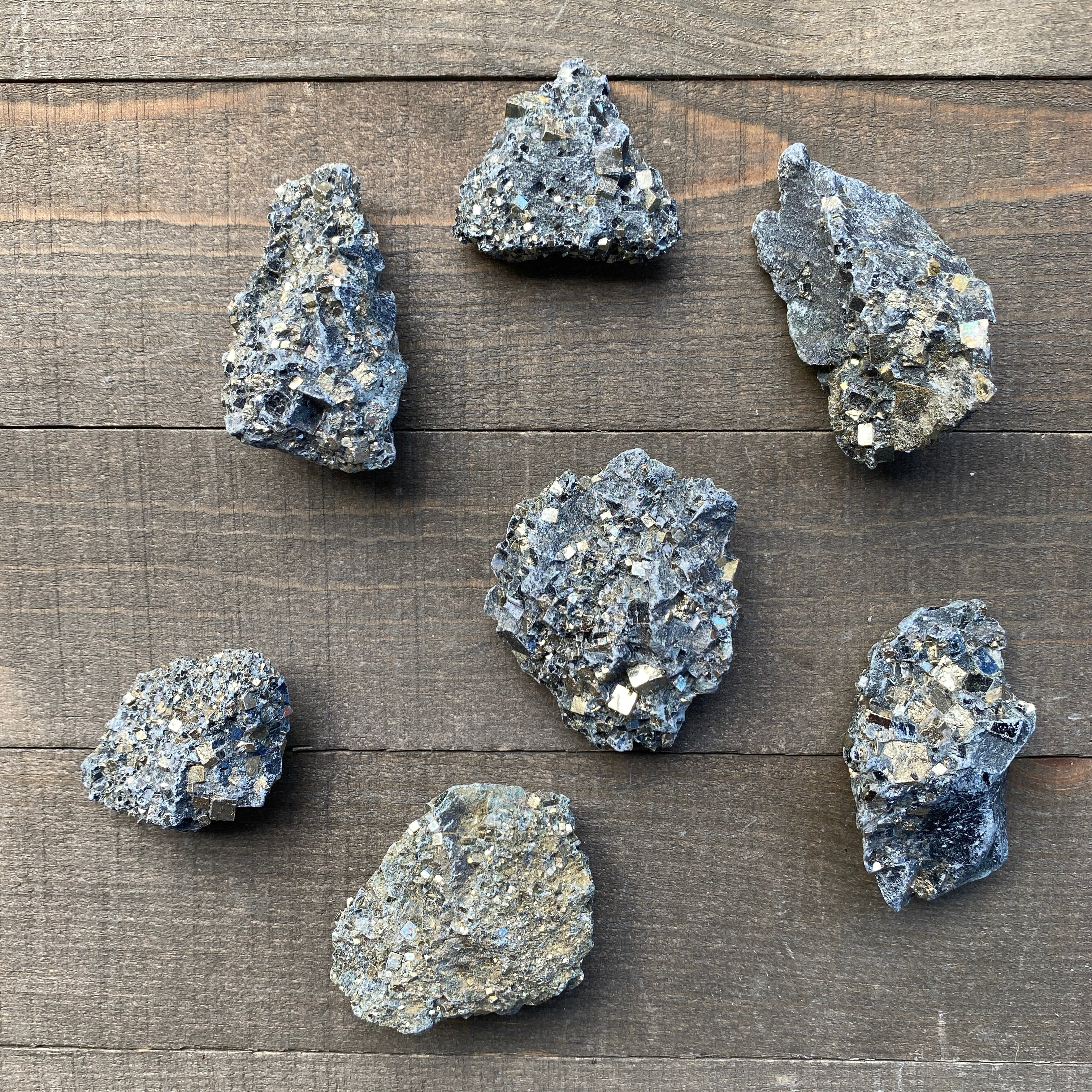 Pyrite in Serpentine - Mt Shasta (Small)