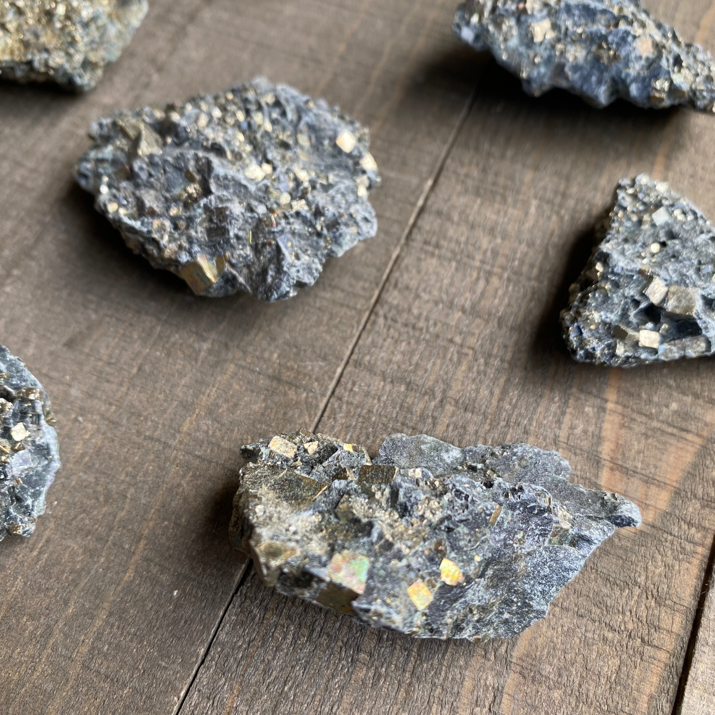 Pyrite in Serpentine - Mt Shasta (Small)