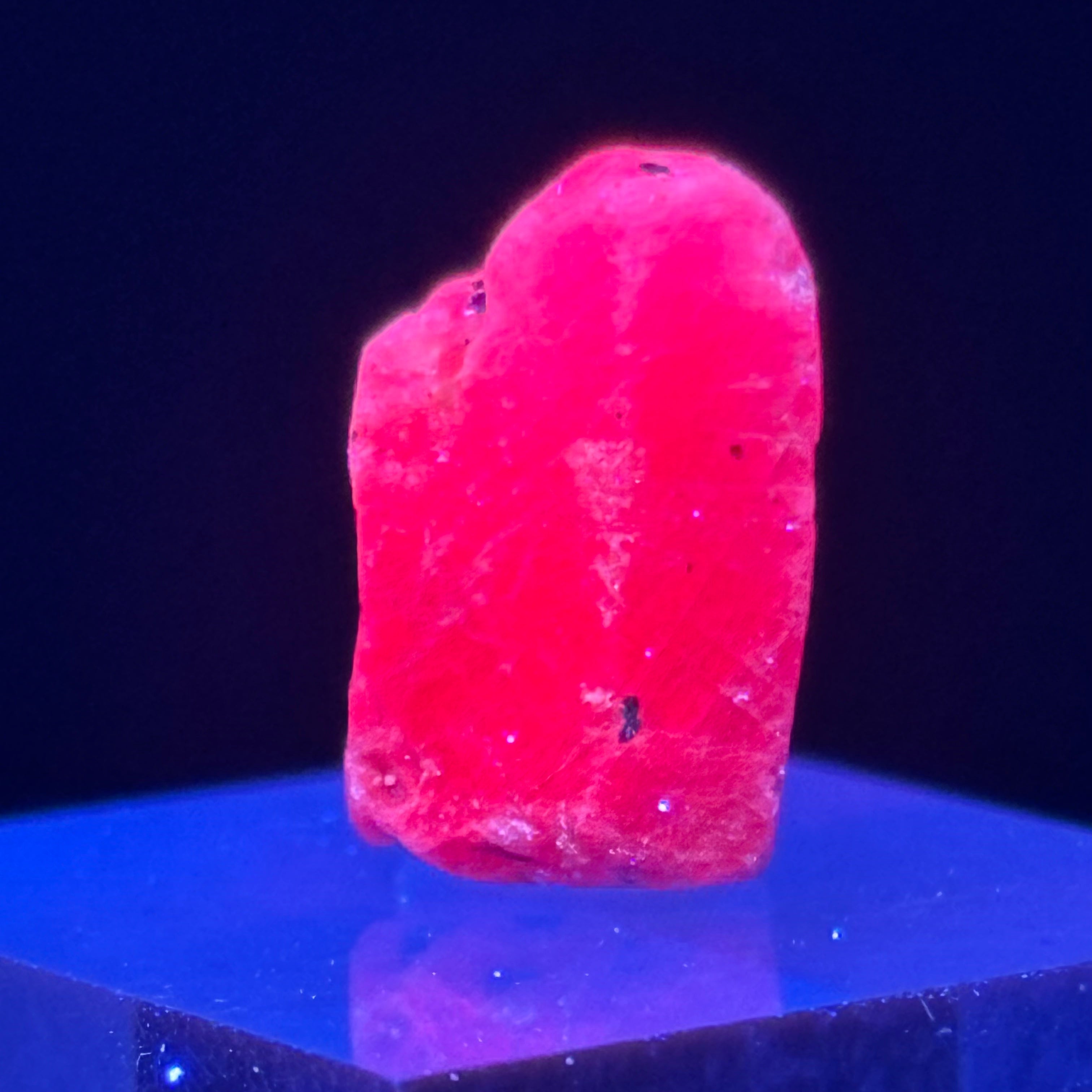 Natural Fluorescent Ruby Crystal - 152
