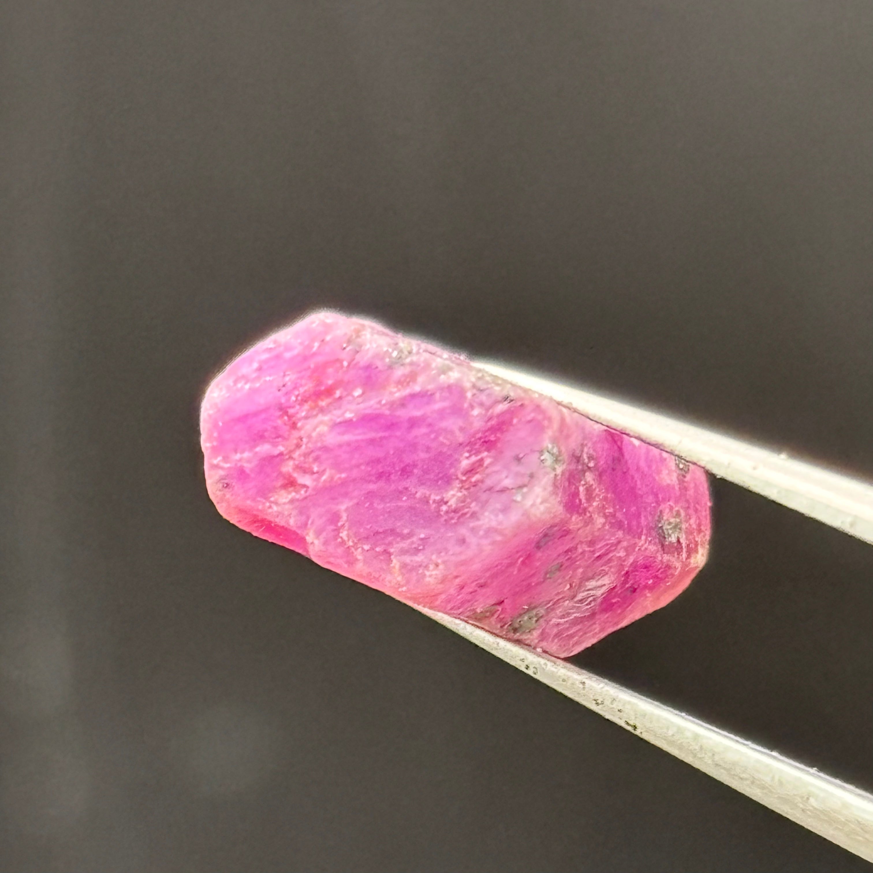 Natural Fluorescent Ruby Crystal - 162