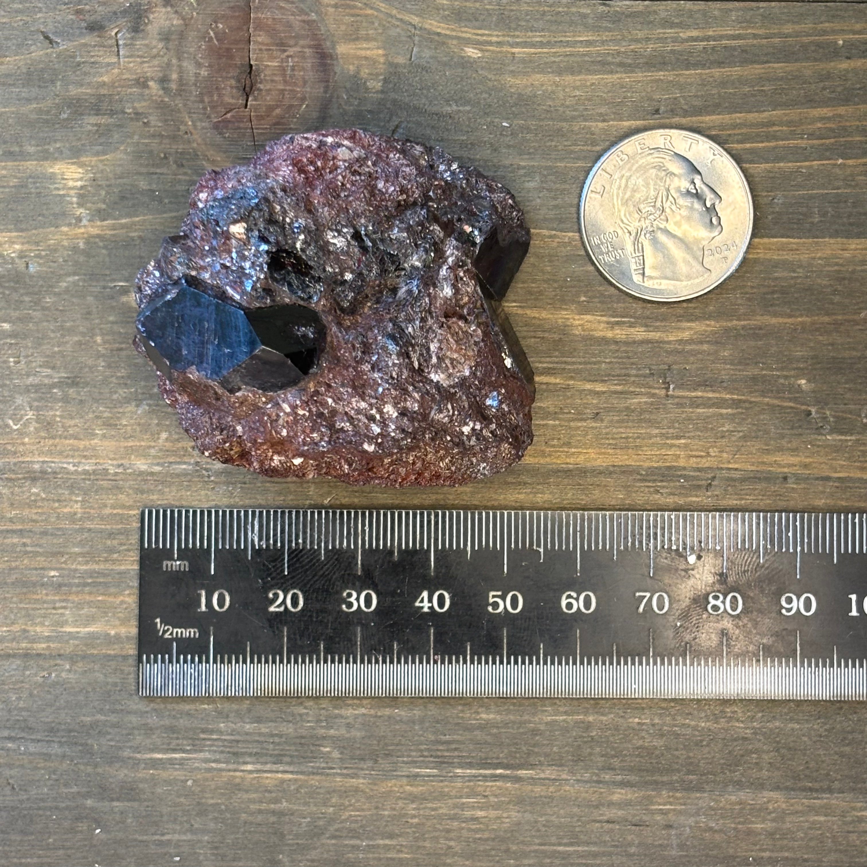 Red Rutile Crystal - 028