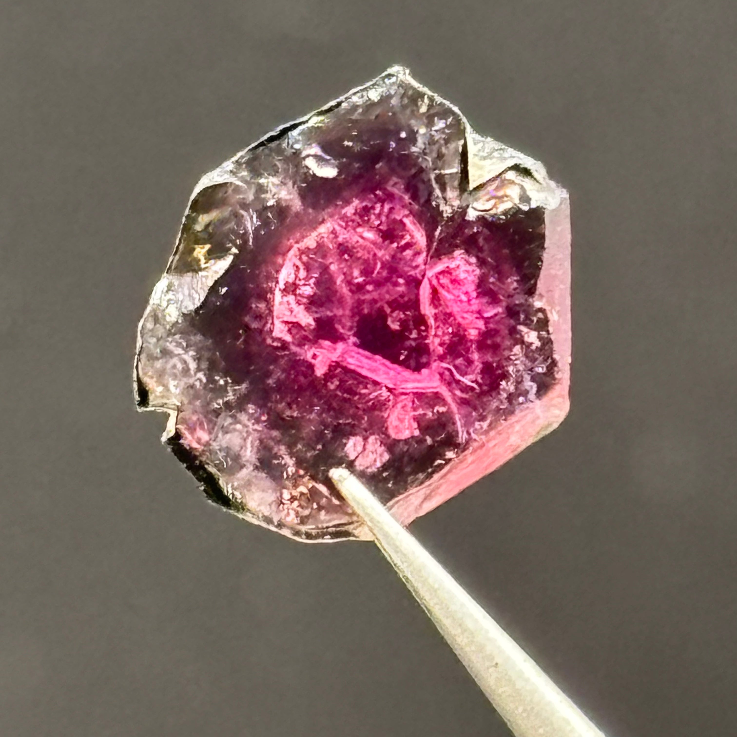 Watermelon Tourmaline Cross-Section - 106