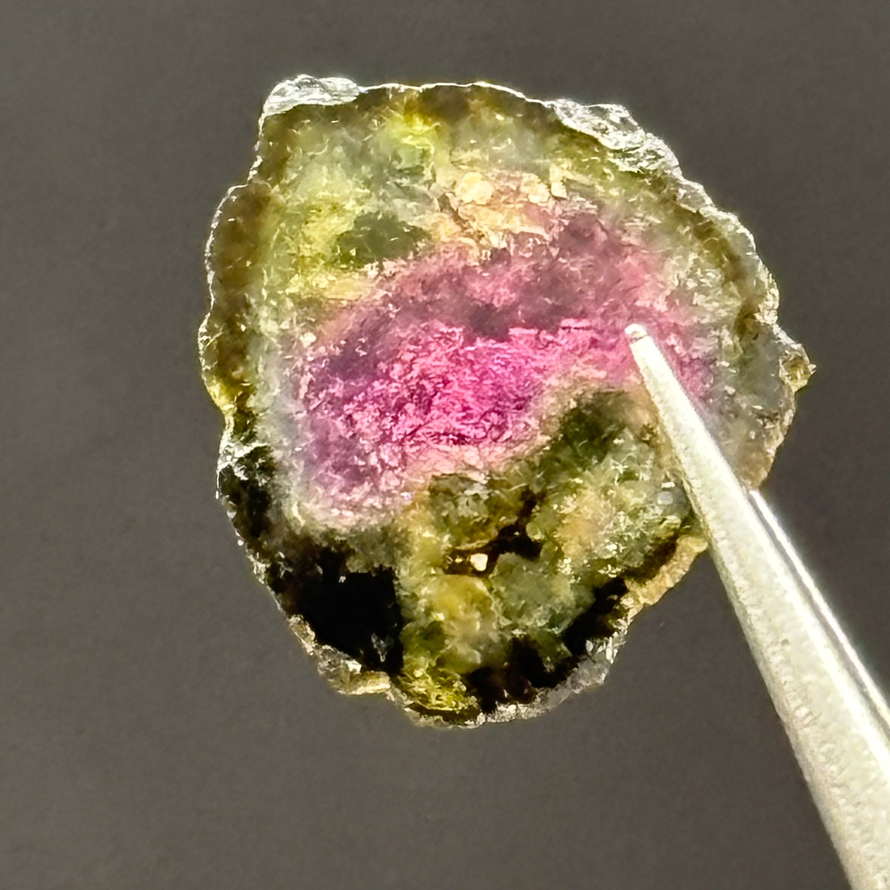 Watermelon Tourmaline Cross-Section - 107
