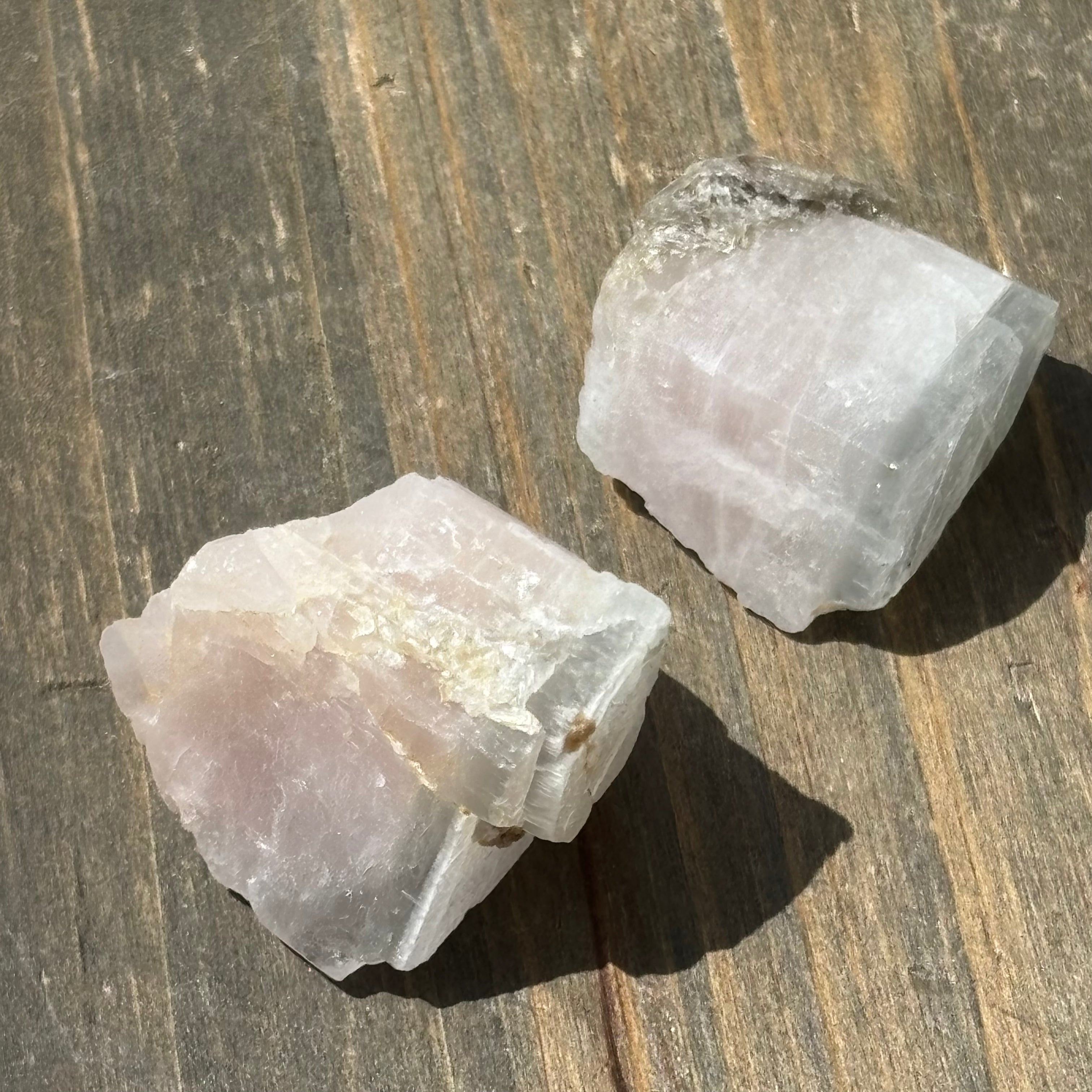 Morganite with Aquamarine Pair - 006
