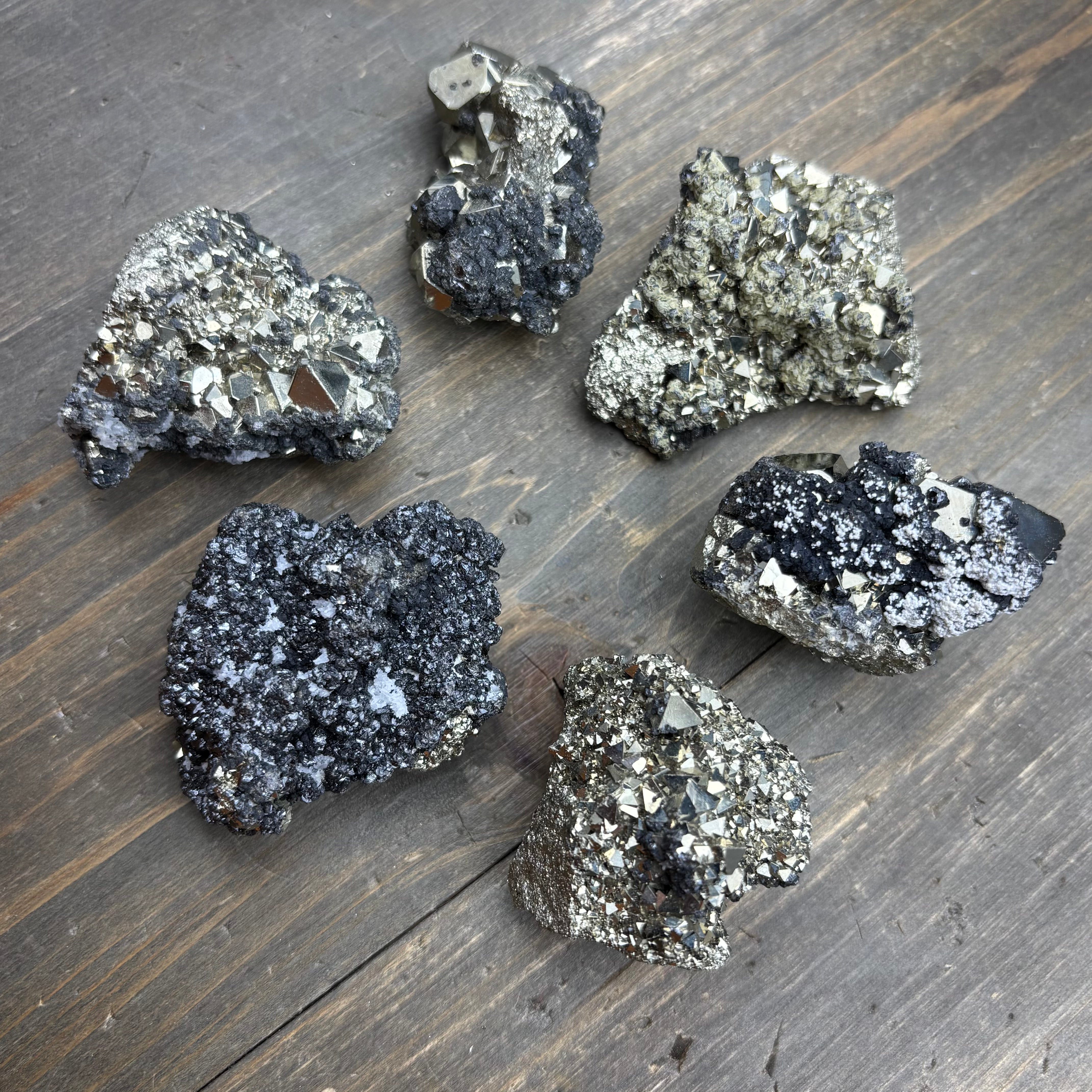 Crystalline Pyrite with Sphalerite (new)