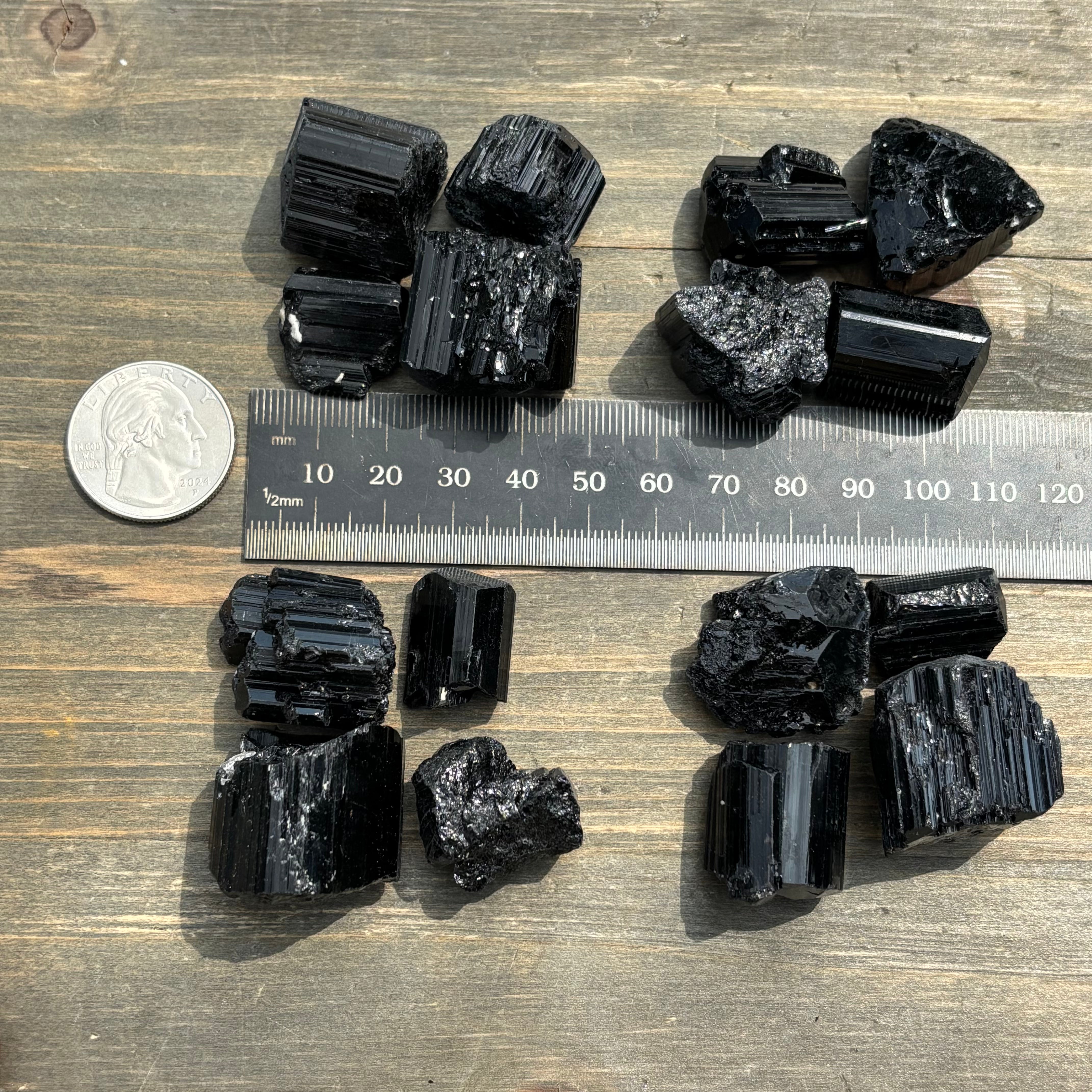 Black Tourmaline, Kit of 4