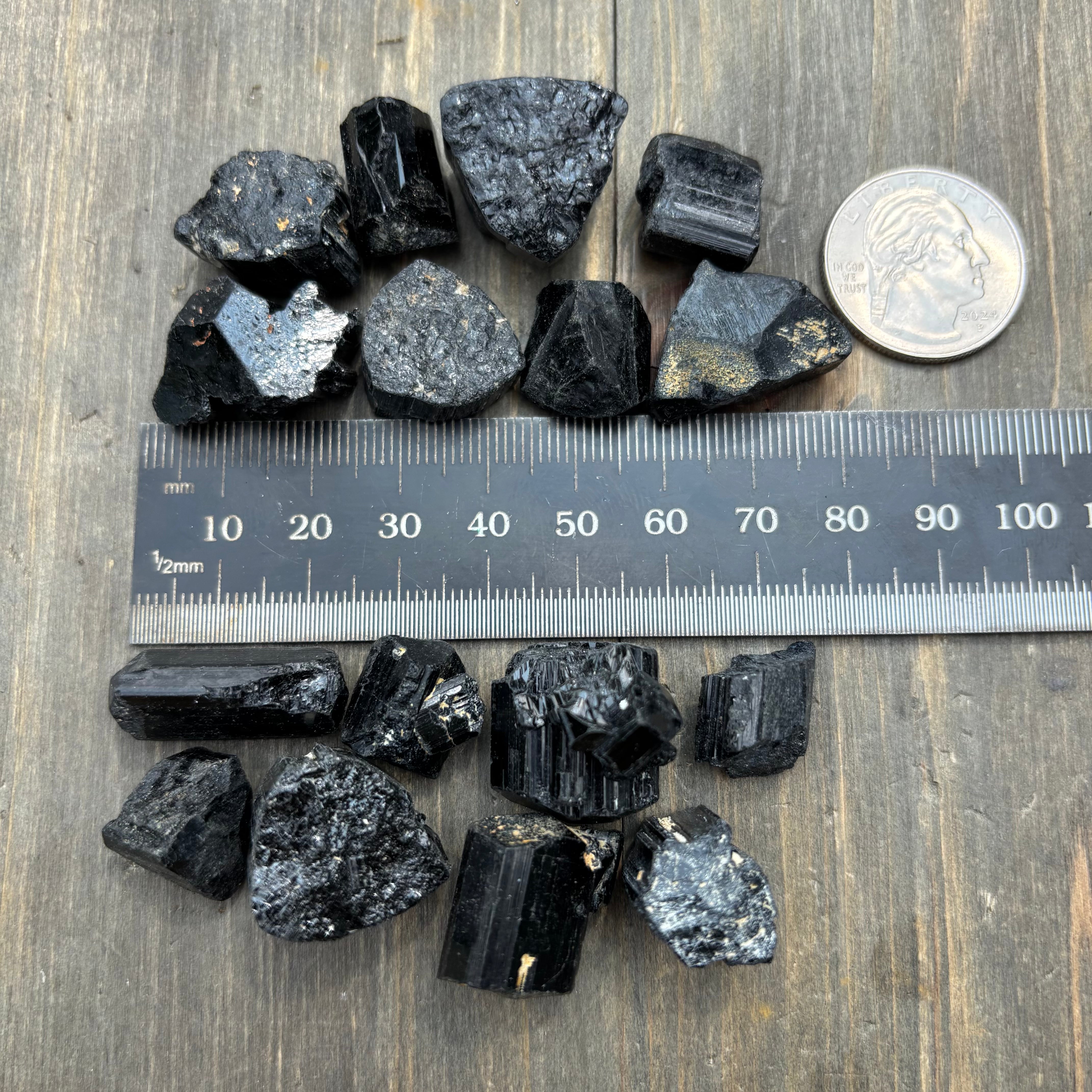 Black Tourmaline, Kit of 8