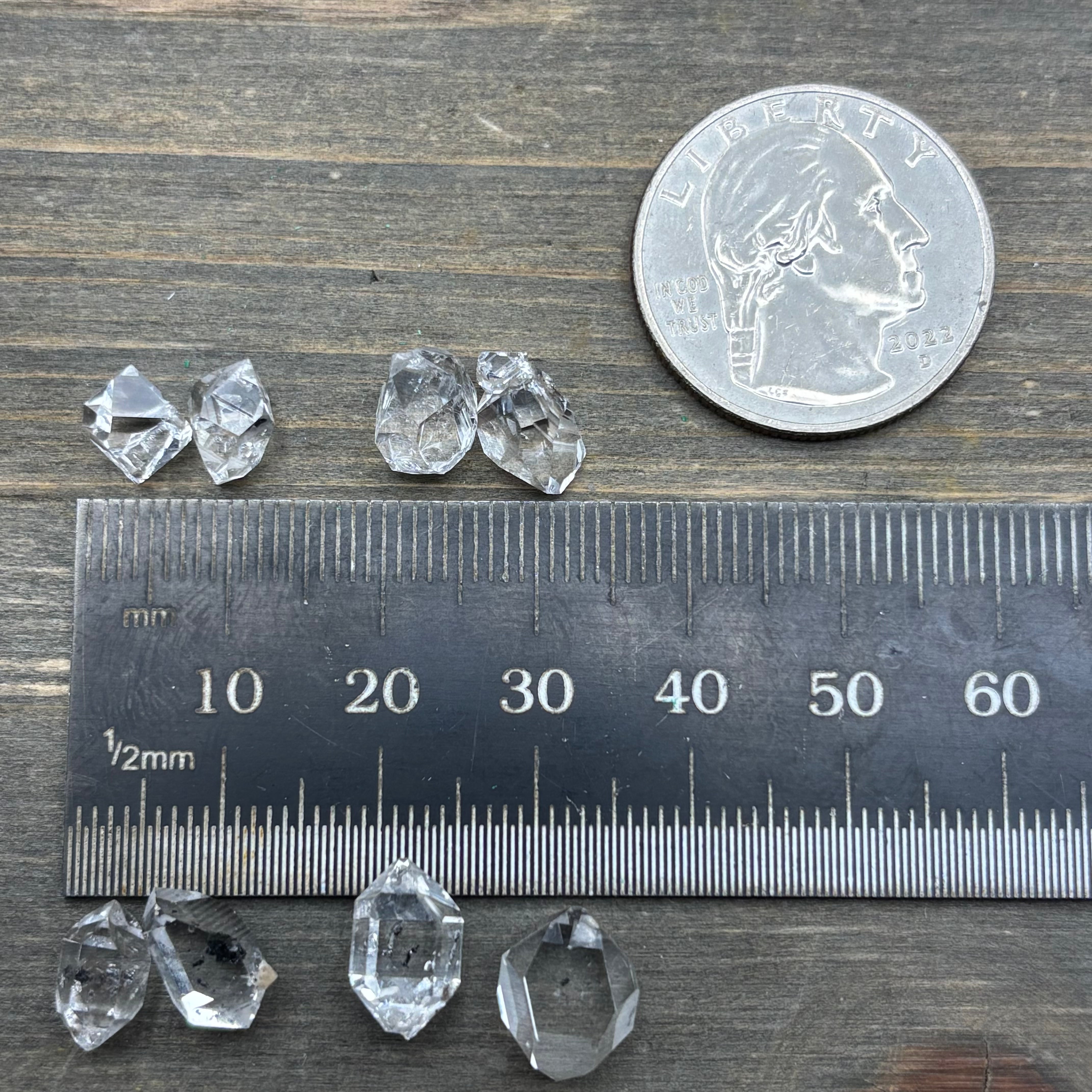 Herkimer Diamond Pair