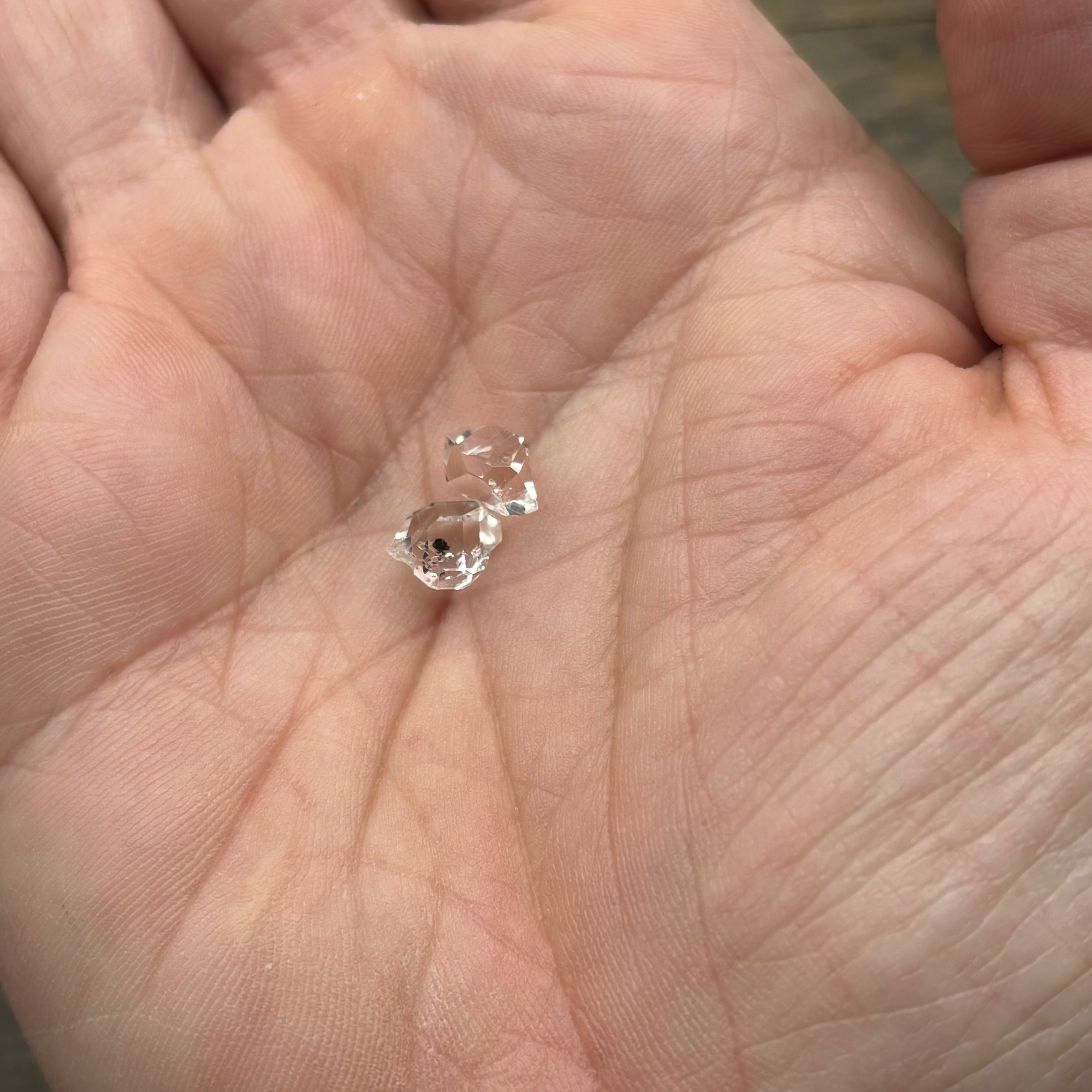 Herkimer Diamond Pair