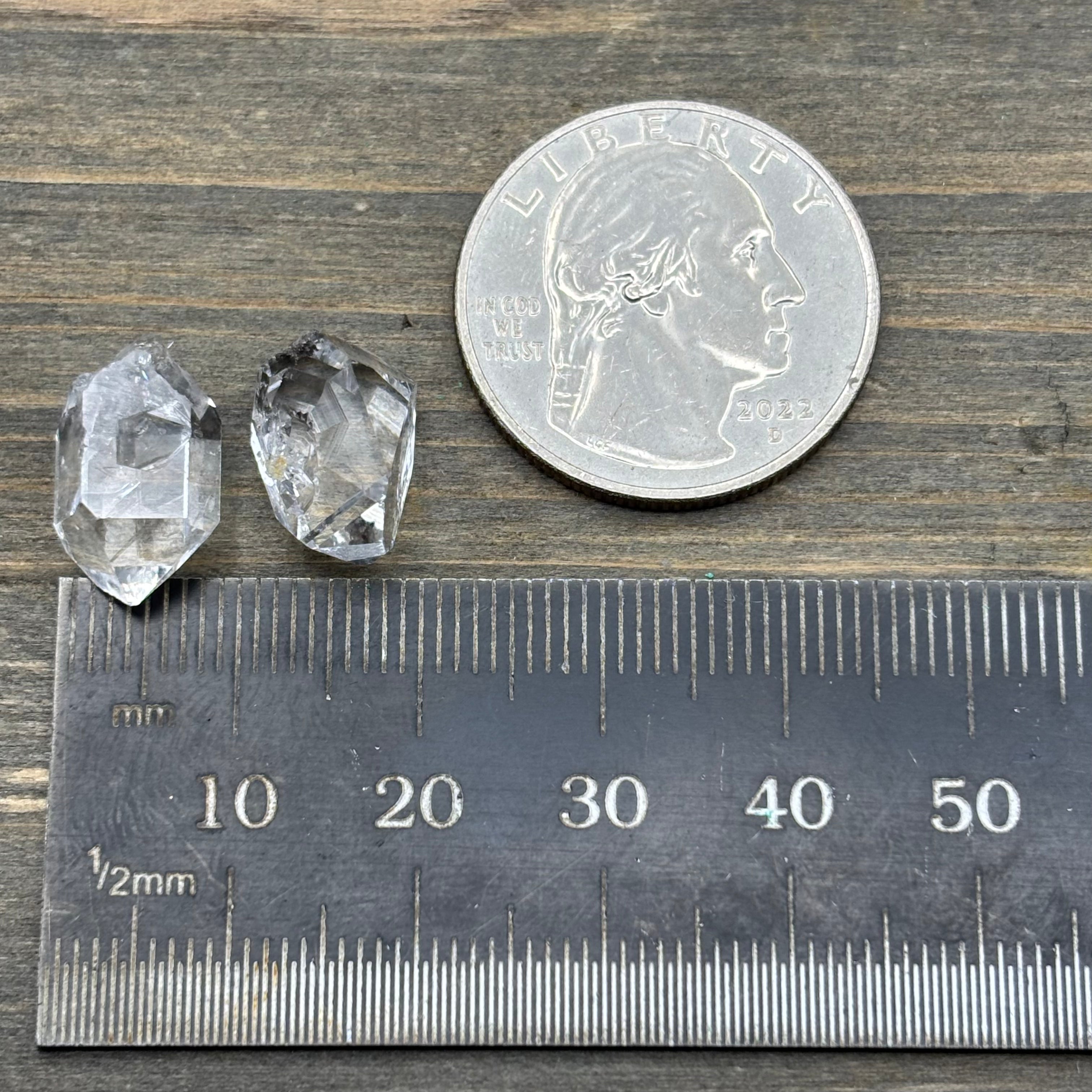 Herkimer Diamond Pair - 001
