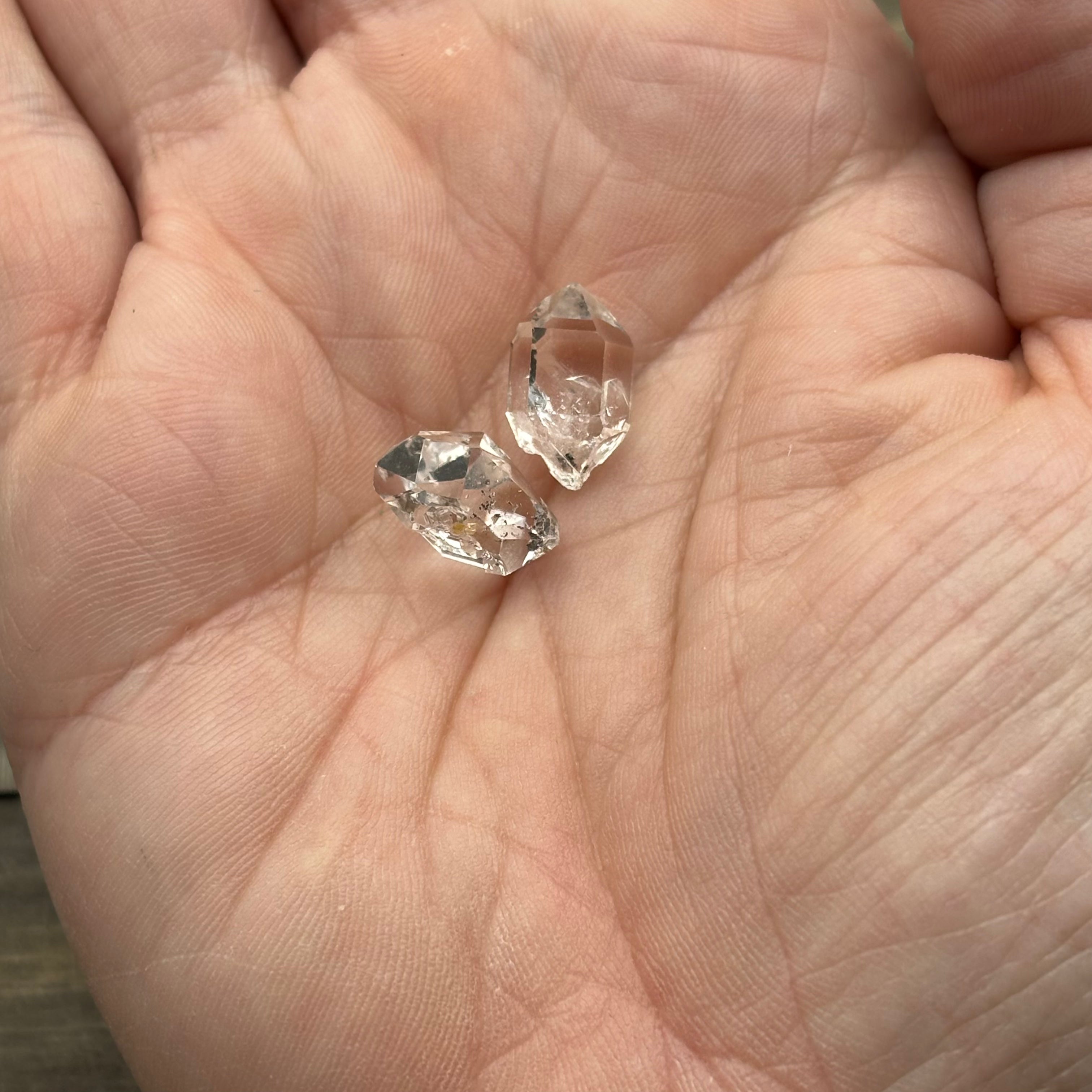 Herkimer Diamond Pair - 001