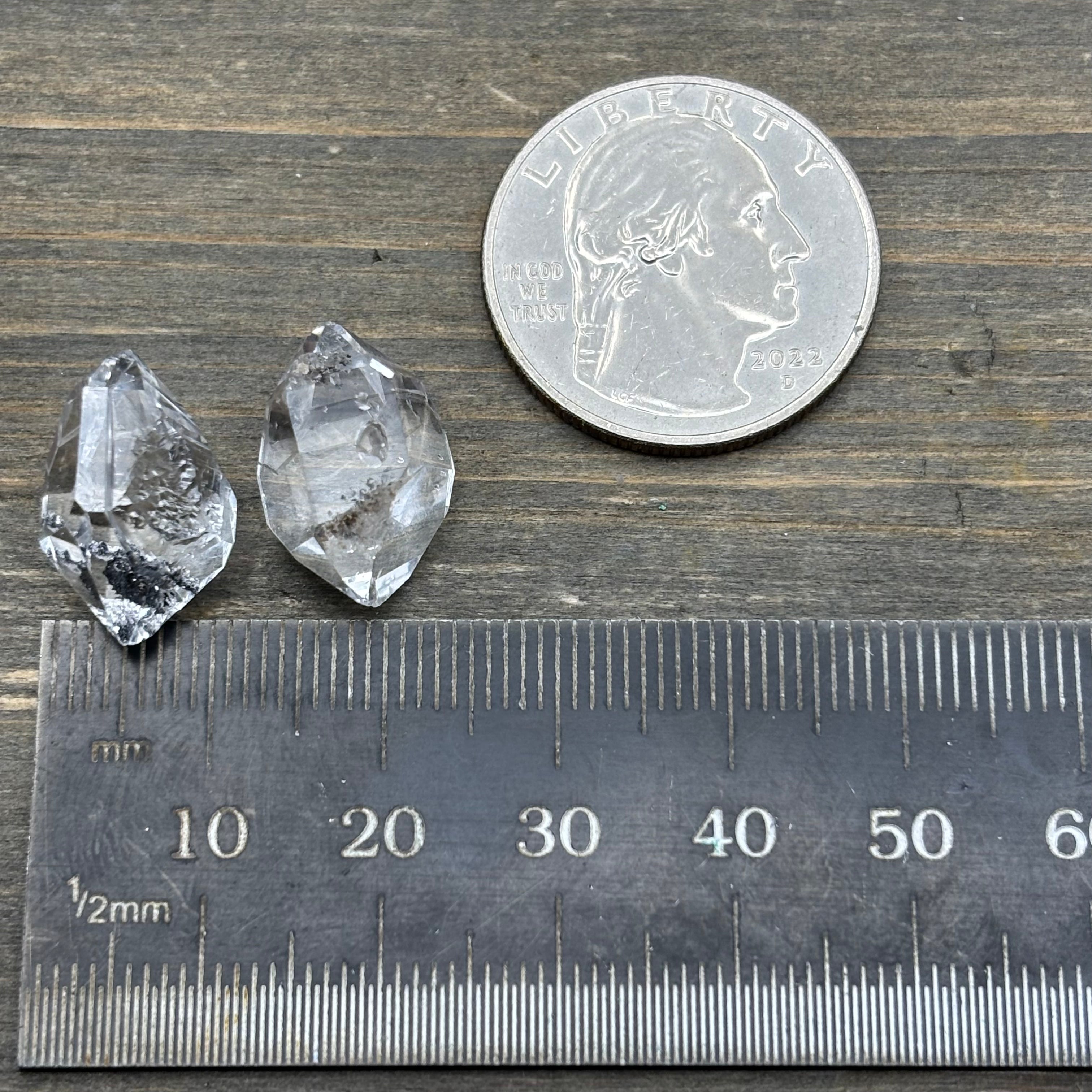 Herkimer Diamond Pair - 007
