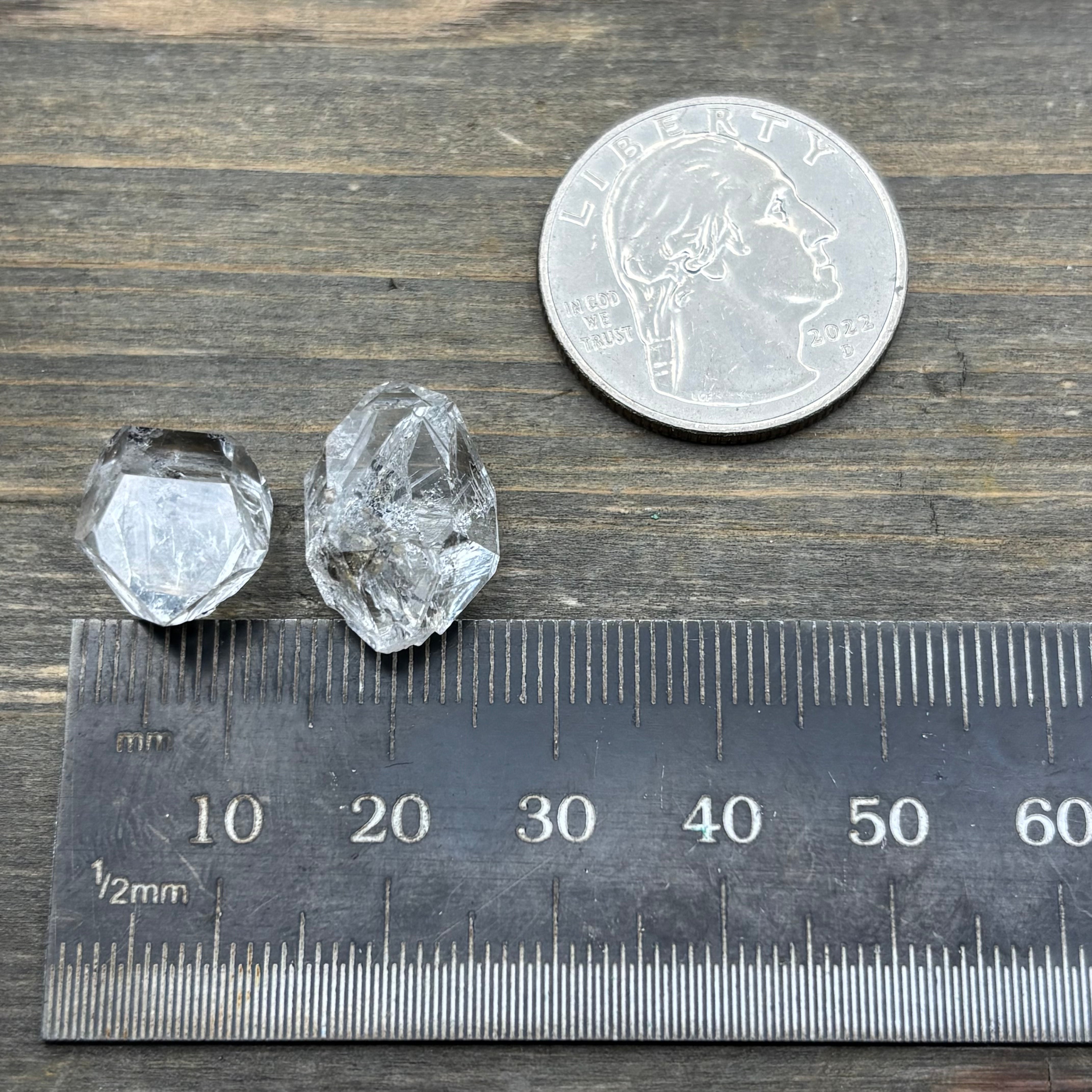 Herkimer Diamond Pair - 009